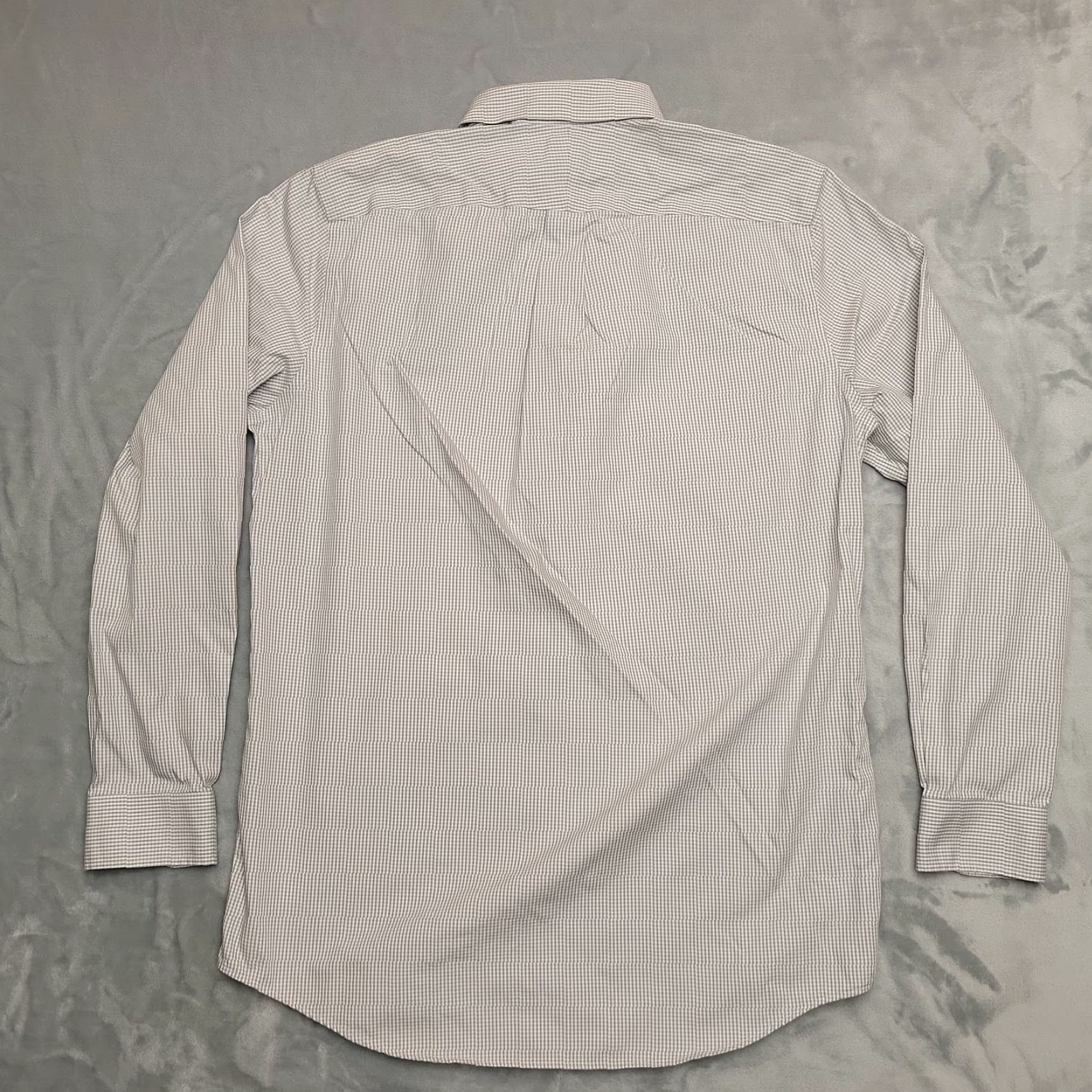 Lands' End Lands' End Shirt Men 16.5 36 Tall Gray No Iron Supima Pinpoint Oxford Button-Down Long Sleeve Size US XL / EU 56 / 4 - 7 Thumbnail