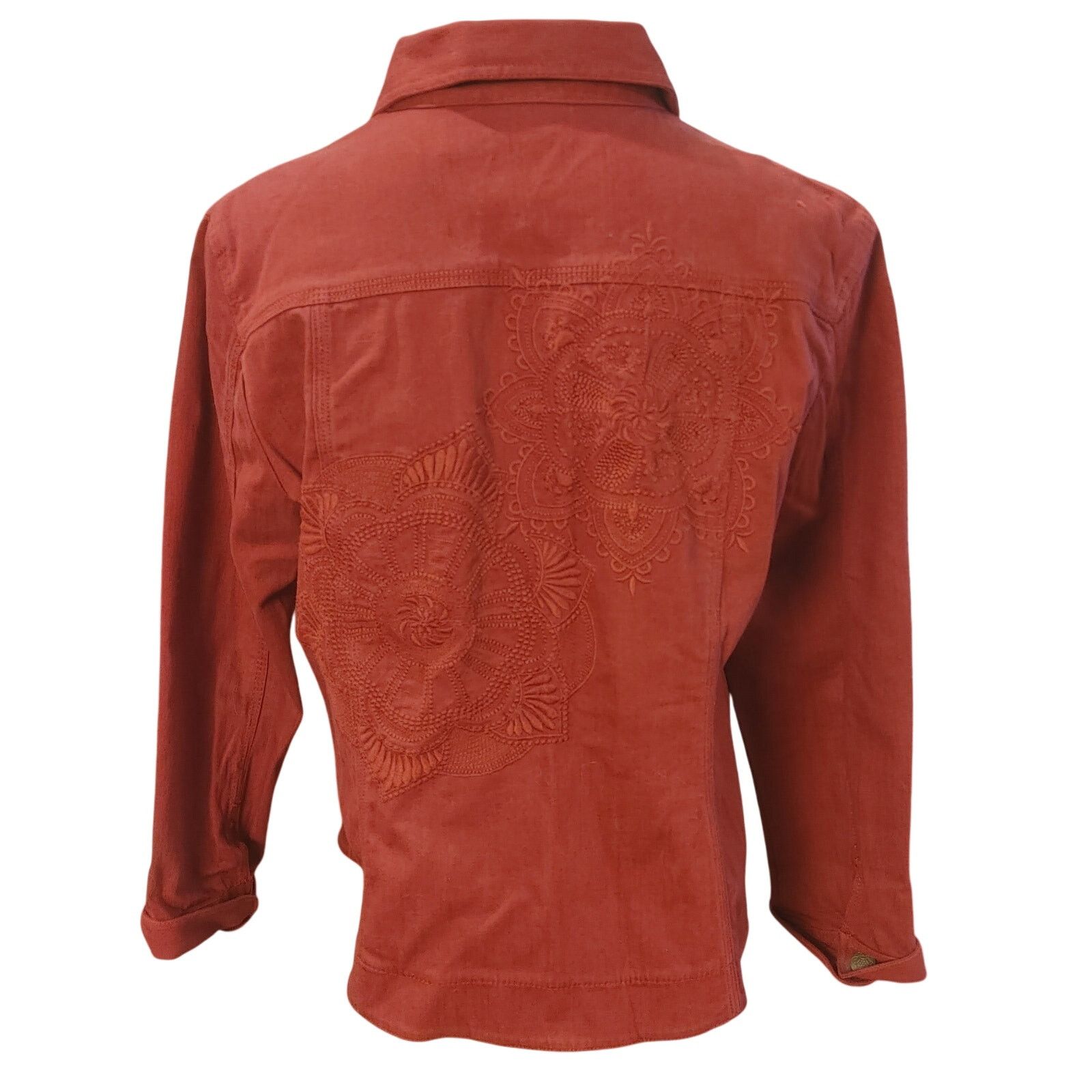 Other Chico's Women's 2 Red Casual Button Down Shirt Size XXL / US 16-18 / IT 52-54 - 2 Thumbnail