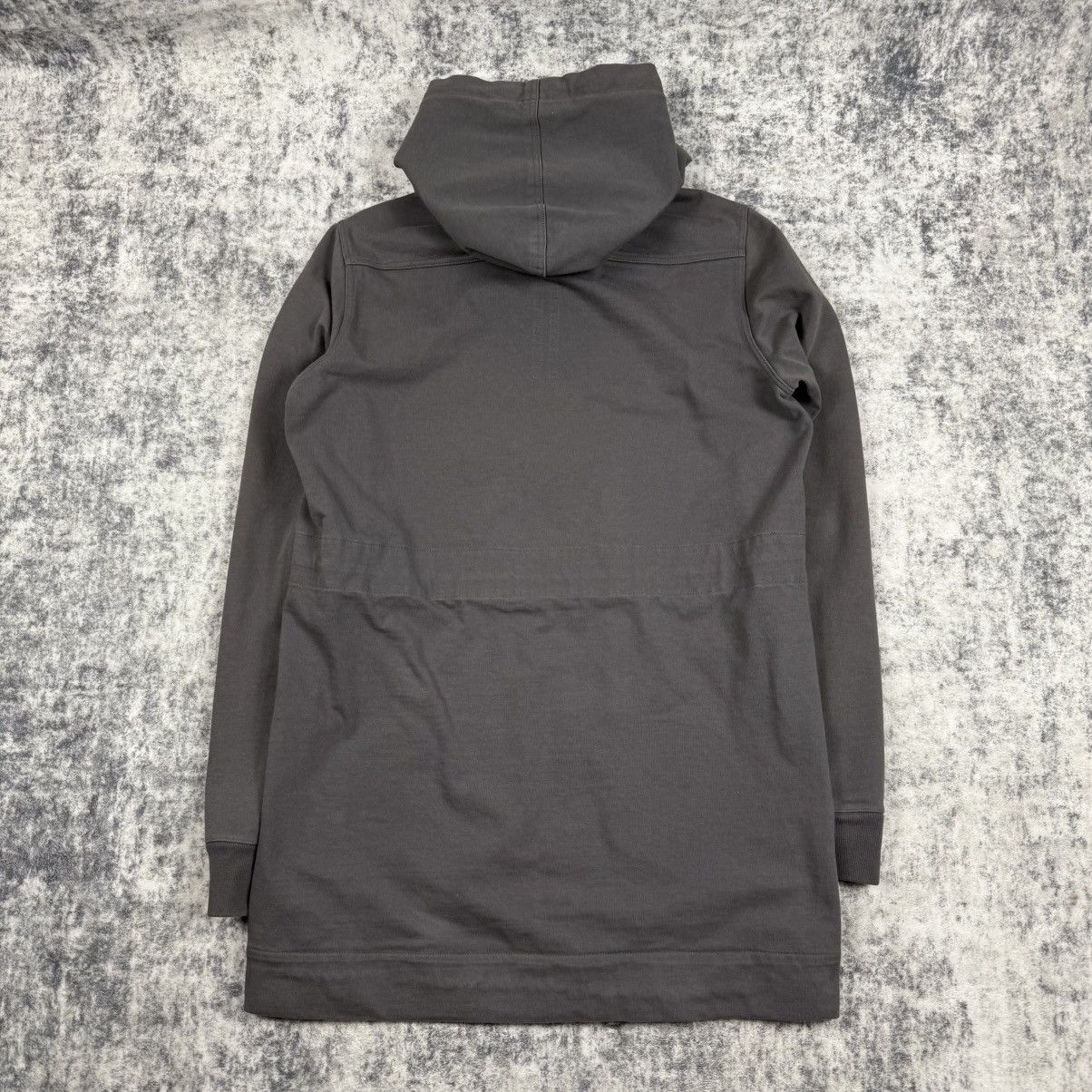 Rick Owens Rick Owens SS/18 Mainline Long Zip Hooded ‘Grey’ Jacket Size US S / EU 44-46 / 1 - 7 Thumbnail