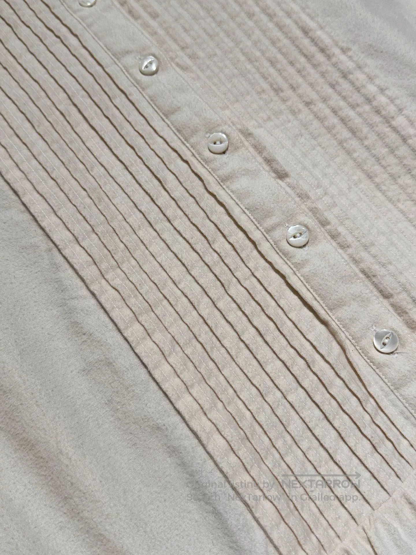Needles Needles Pleated Shirt. Size M / US 6-8 / IT 42-44 - 3 Thumbnail