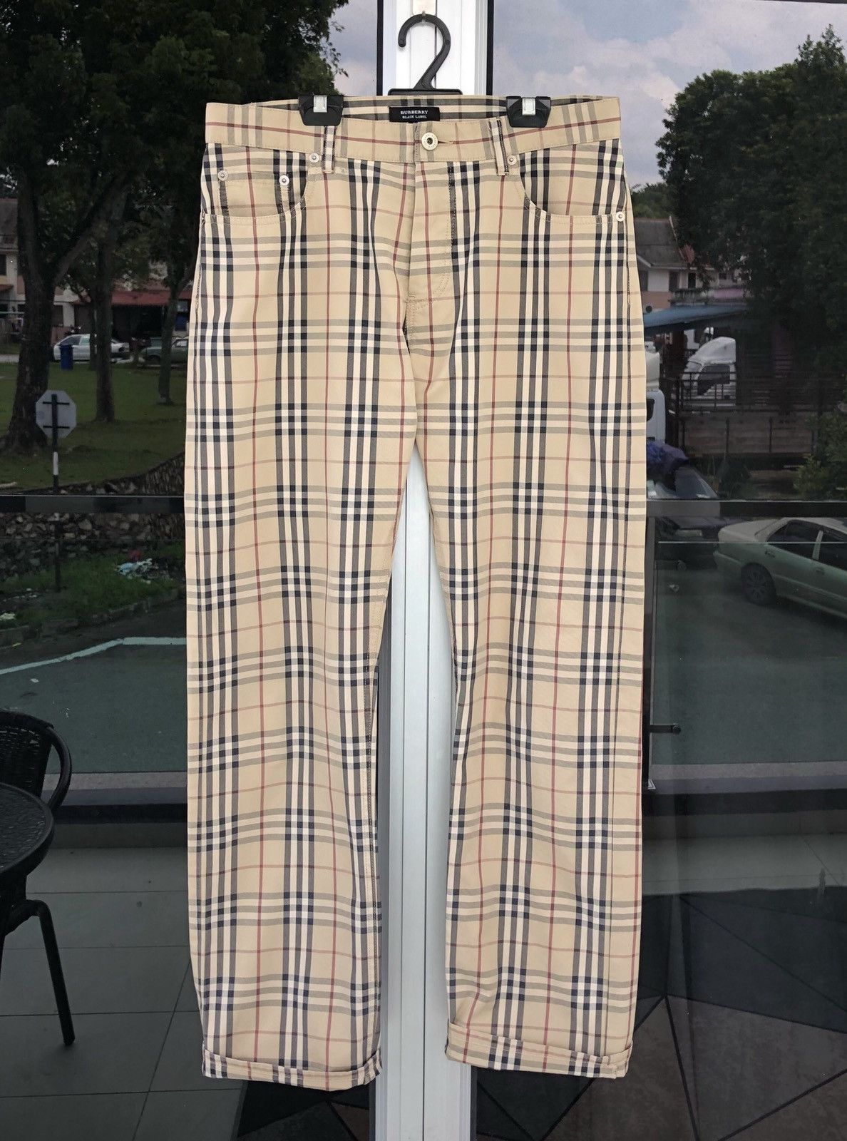 Burberry Burberry Black Label Men’s Check Pants Size US 30 / EU 46 - 1 Thumbnail