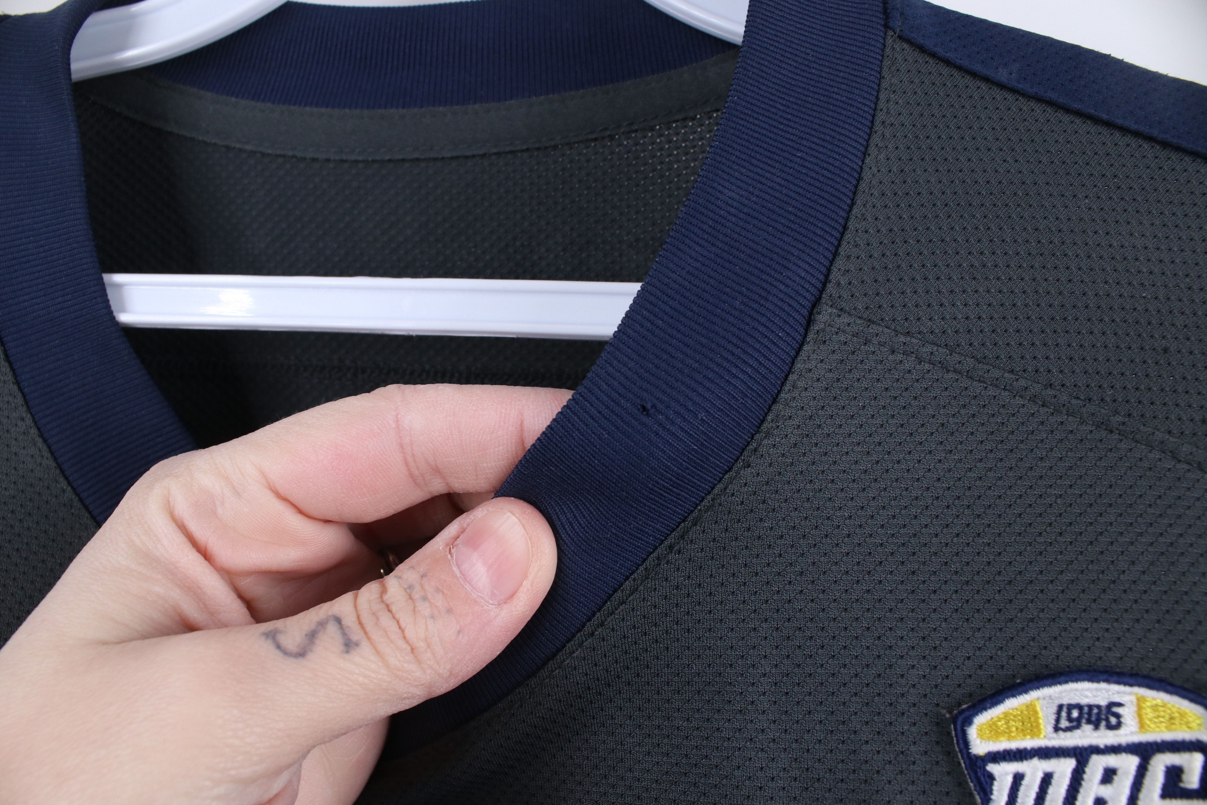 Nike × Vintage Nike Game Worn University of Toledo Soccer Jersey Gray #12 Size US S / EU 44-46 / 1 - 4 Thumbnail
