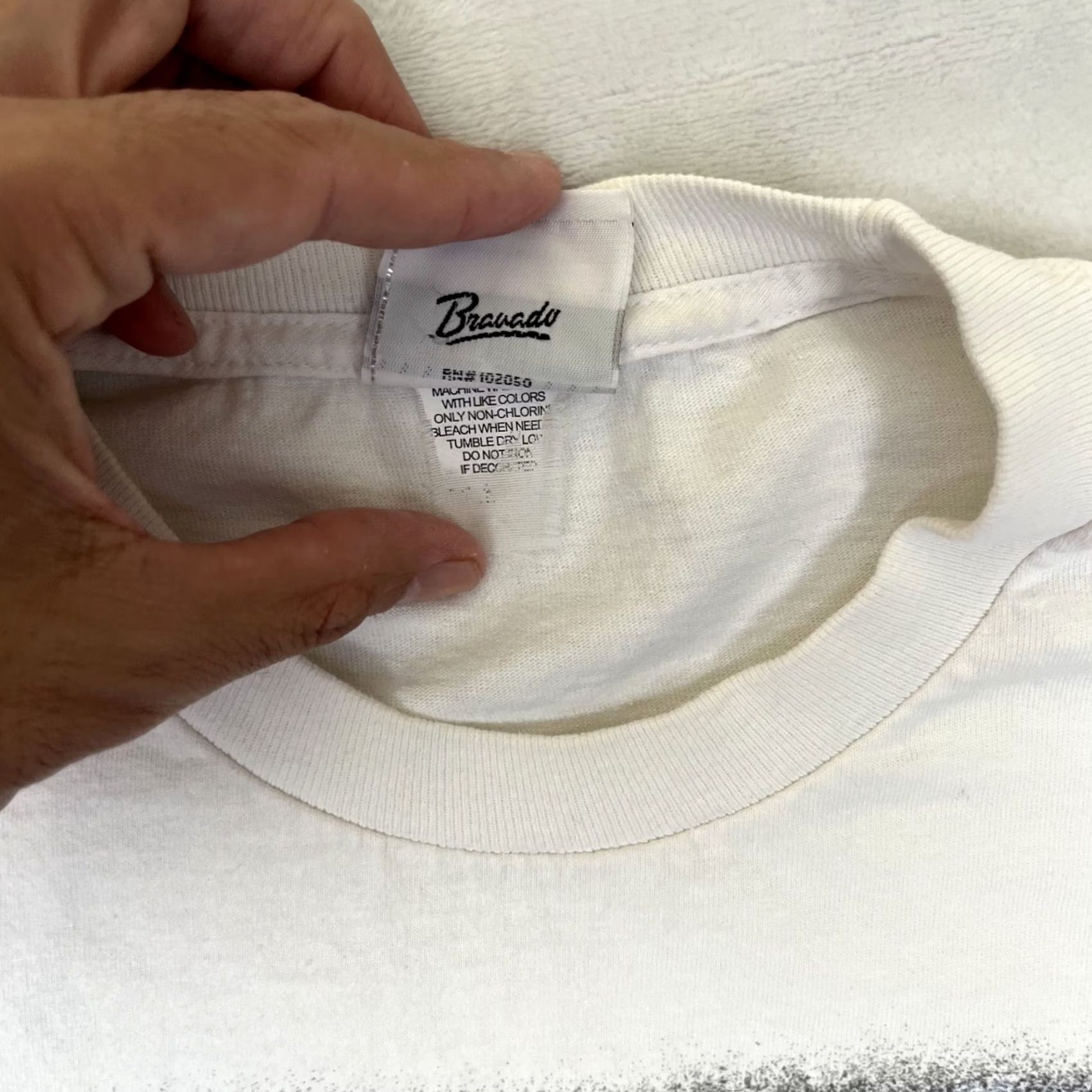 Harley Davidson Harley-Davidson T-Shirt Short Sleeve White Double-Sided Logo Crew Neck L Adult Men USA 2000s Vintage-None Size US L / EU 52-54 / 3 - 6 Thumbnail