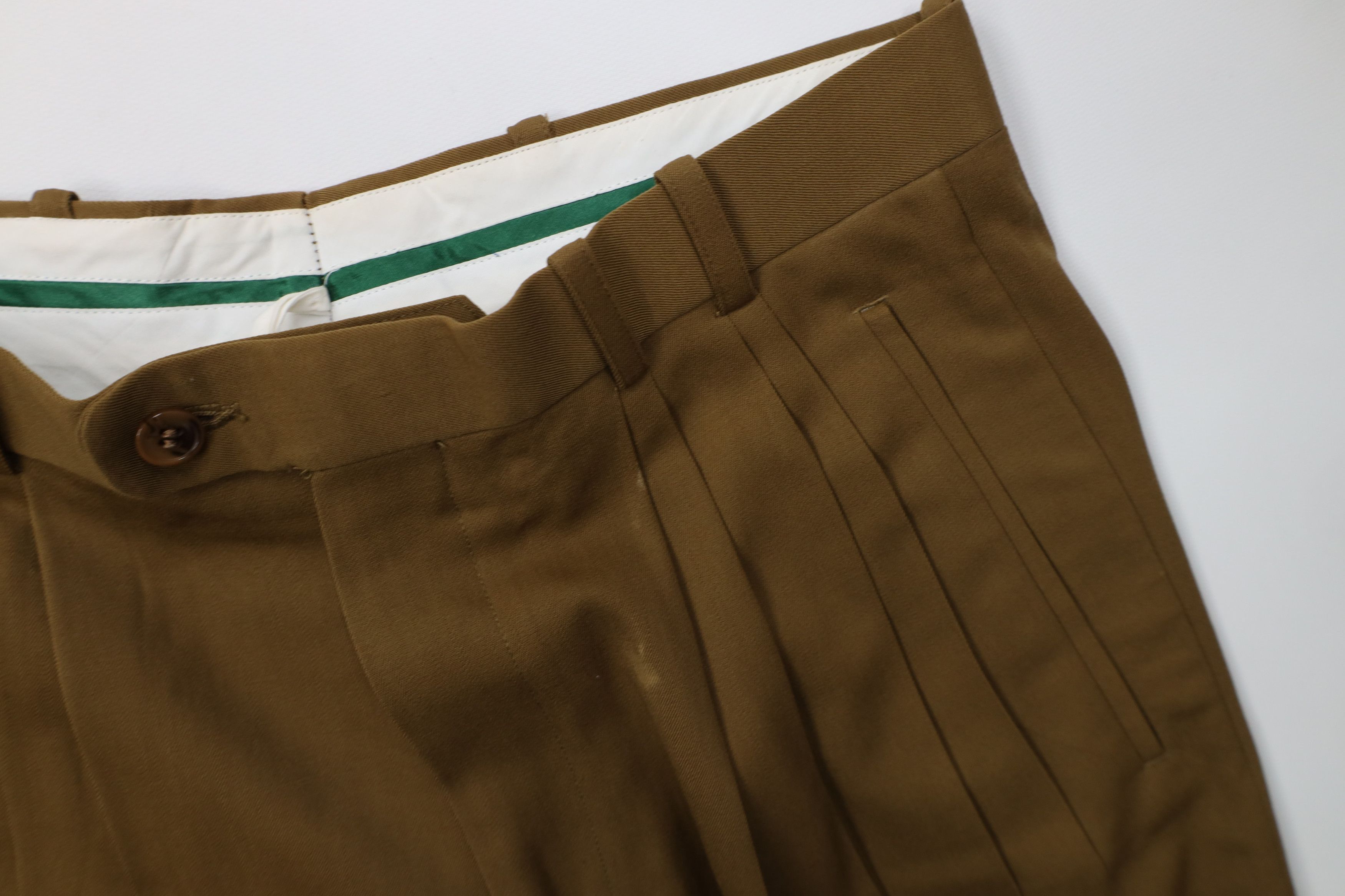 Vintage Vintage 90s Streetwear Wool Knit High Waist Chino Pants Size US 30 / EU 46 - 7 Thumbnail