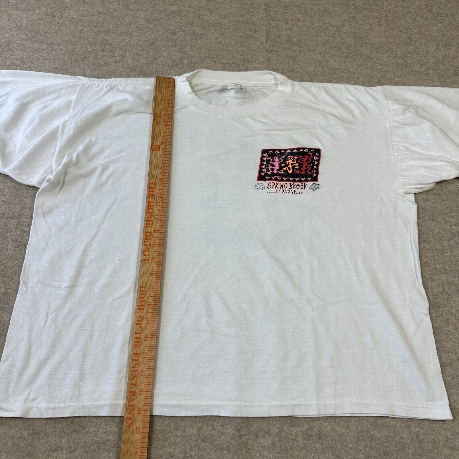 Band Tees Vtg Sight For Sore Eyes Spring Break T Shirt White XXL Size US XXL / EU 58 / 5 - 7 Thumbnail