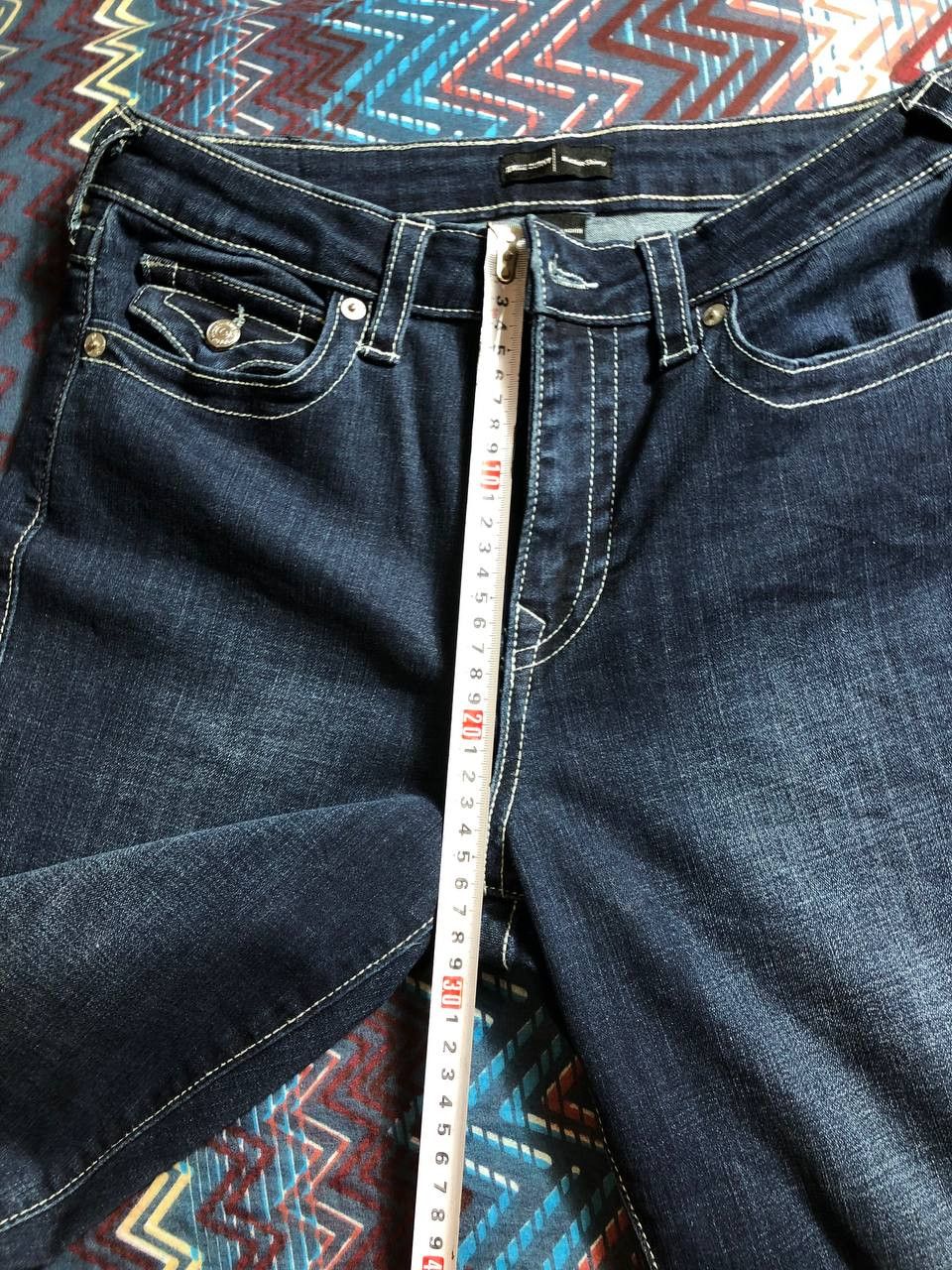 True Religion True Religion Jeans Women's Mid-Rise Jennie Curvy Skinny Size 30" / US 8 / IT 44 - 15 Thumbnail