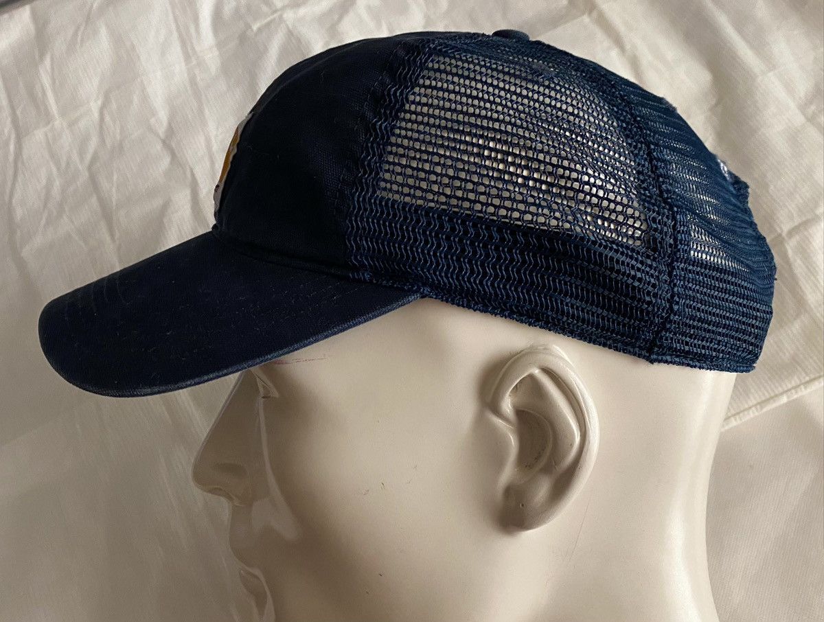 Carhartt Carhartt blue unstructured mesh trucker cap front logo patch Size ONE SIZE - 4 Thumbnail