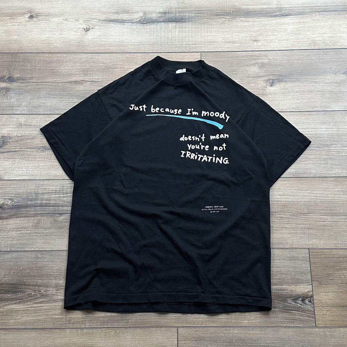 Other Vintage 90s Shoebox Greetings Hallmark Single Stitch Tee Size US L / EU 52-54 / 3 - 1 Thumbnail