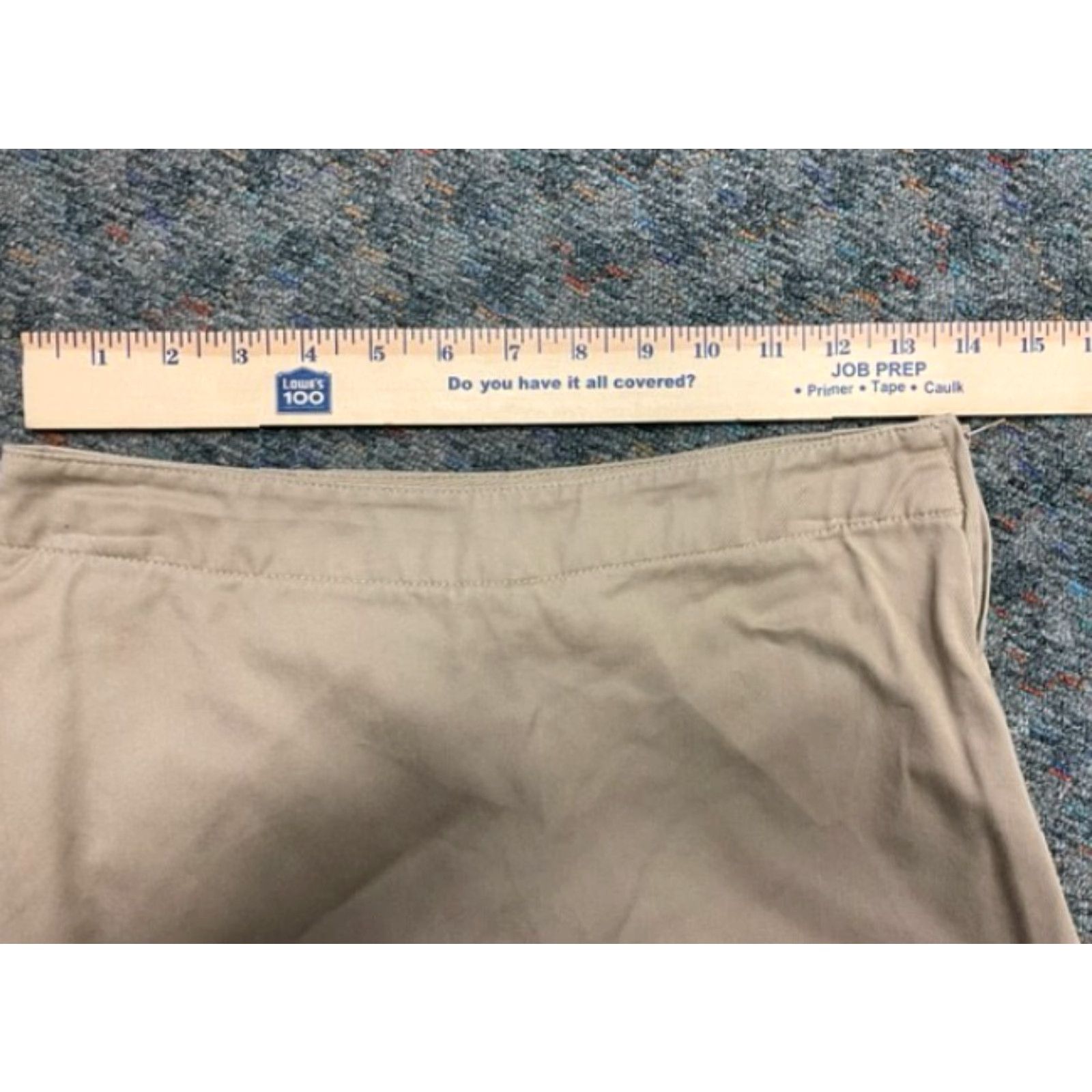 Lands' End Lands' End Skort Mini Skirt Size 1 Regular Women Beige Cotton Twill Golf Tennis Casual Workwear Preppy Short Fall Spring Summer Size 25" / US 0 / IT 36 - 5 Thumbnail