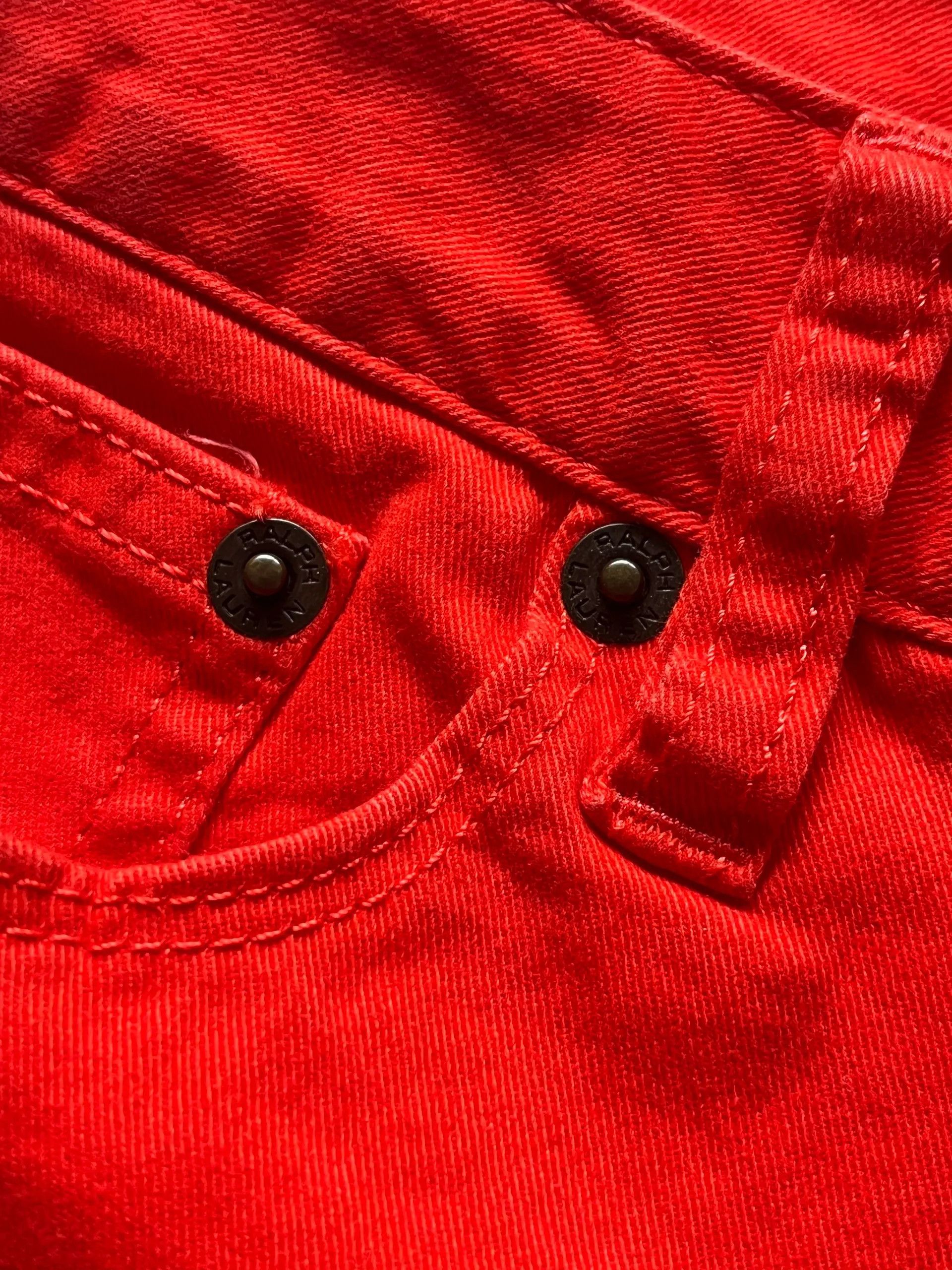 Polo Ralph Lauren Polo Ralph Lauren Bowery Skinny Sz 16 / XS Red Jeans Size 24" / US 00 / IT 34 - 14 Thumbnail