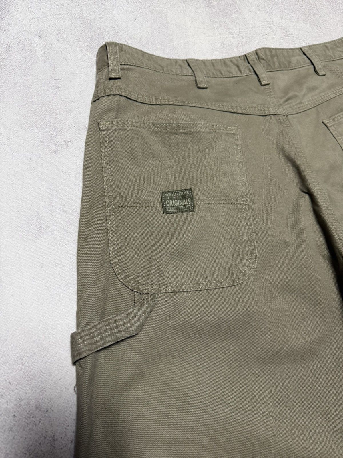 Vintage × Wrangler Vintage Wrangler Pants Carpenter Baggy Straight Y2K 90s Size US 34 / EU 50 - 4 Thumbnail