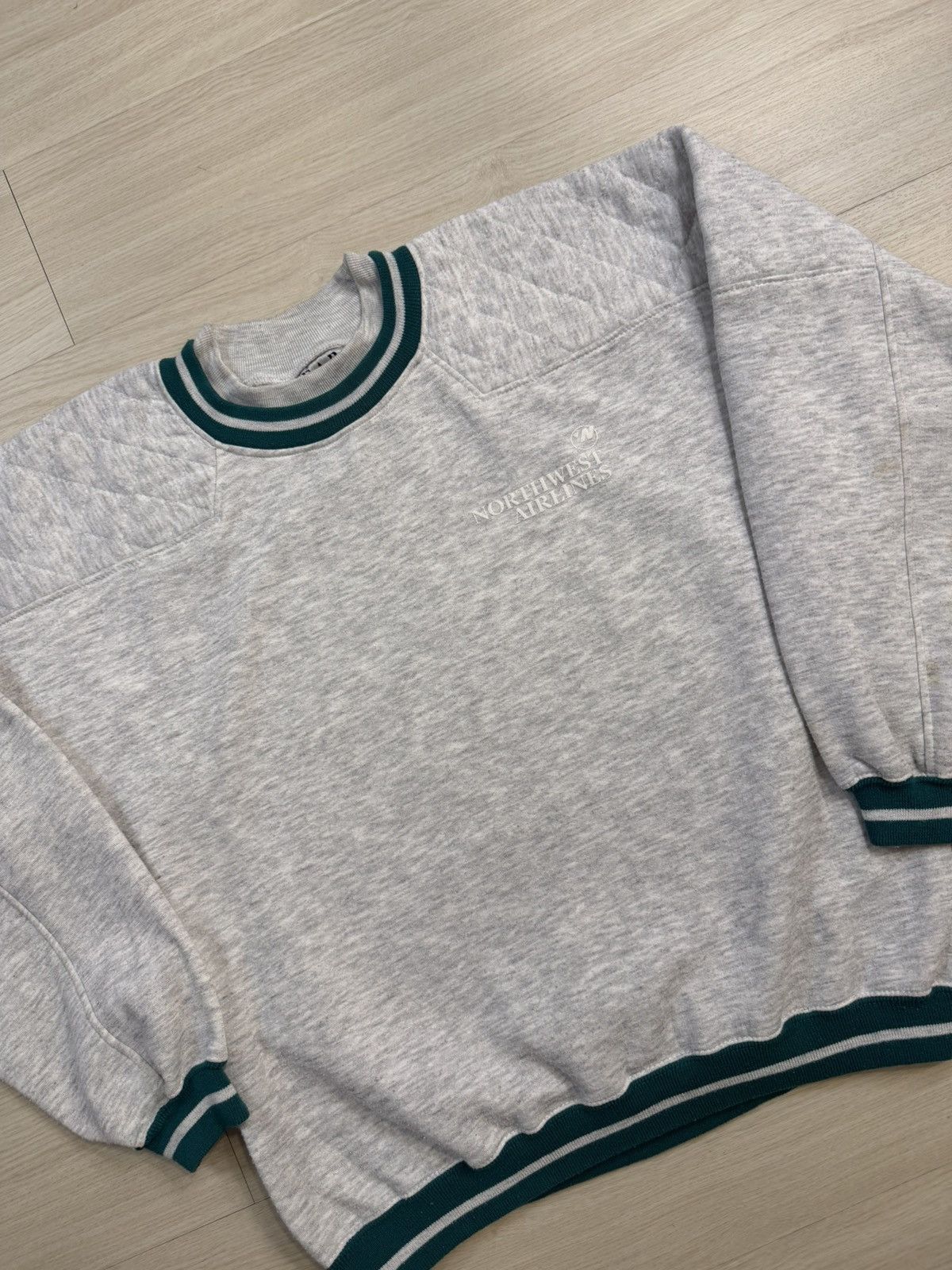Gear for Sports 90’s Northwest Airlines Double Collar Crewneck Sweatshirt Size US S / EU 44-46 / 1 - 2 Thumbnail
