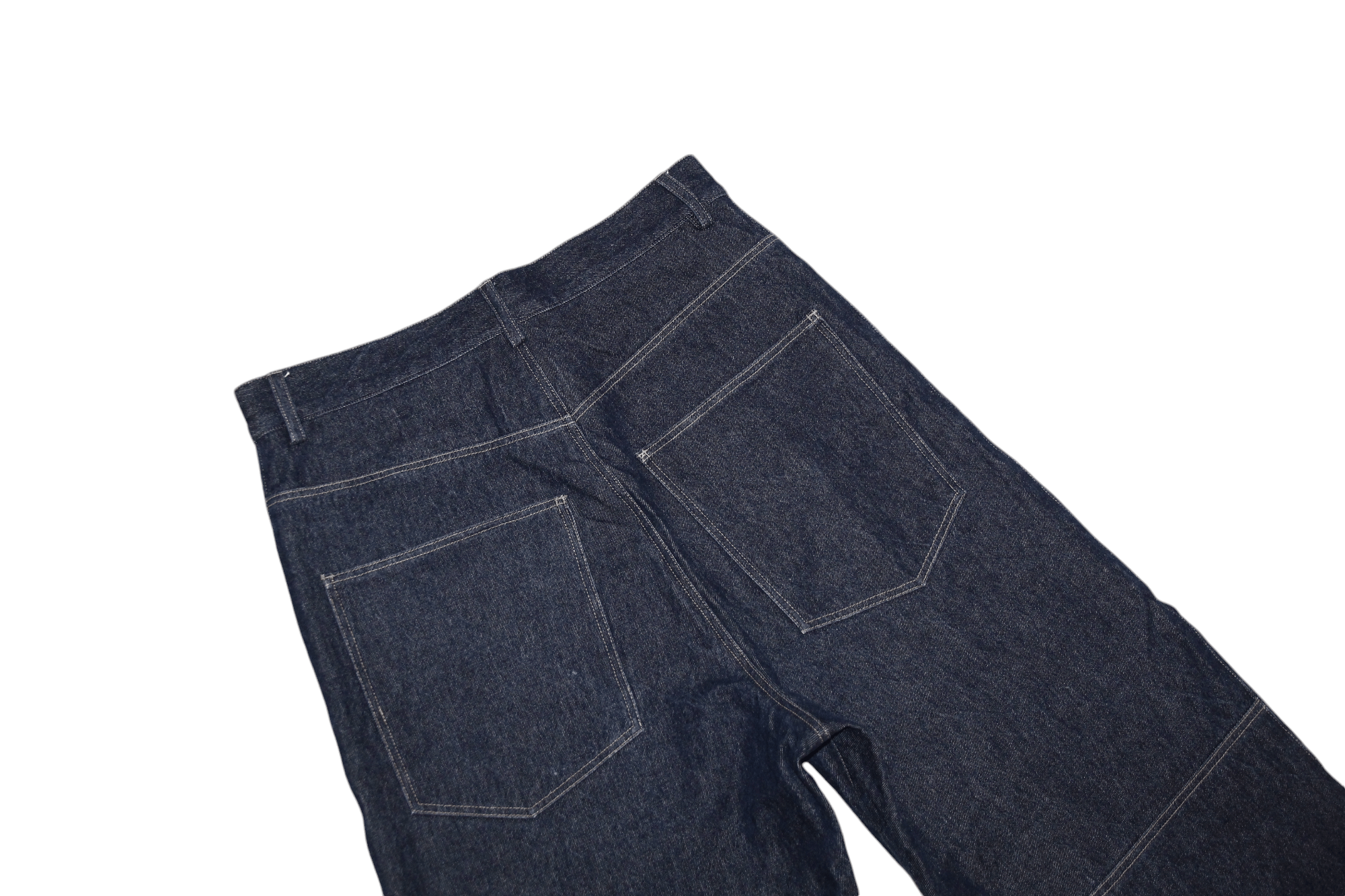 Forme D'Expression Forme 3'3204322896 5 pocket denim button-fly baggy pants Size US 30 / EU 46 - 4 Thumbnail