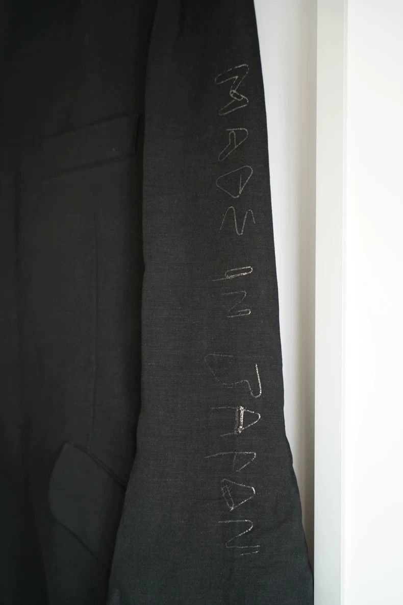 Yohji Yamamoto Yohji Yamamoto 15ss paper clip collarless track jacket-2505 Size US M / EU 48-50 / 2 - 5 Thumbnail