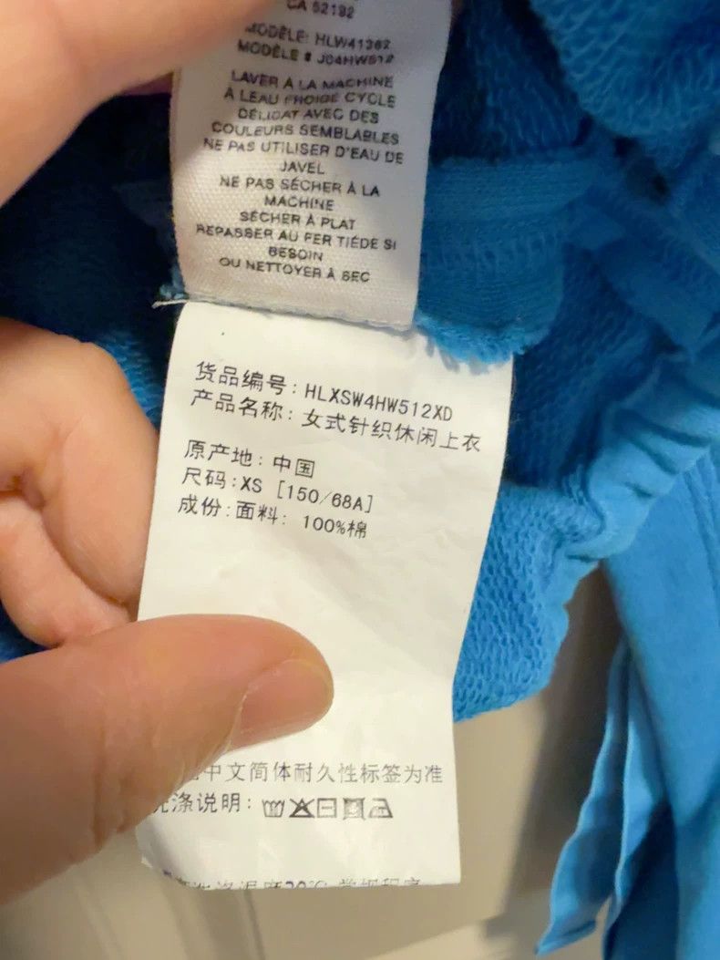 Helmut Lang HELMUT LANG Blue long sleeves Size M / US 6-8 / IT 42-44 - 4 Thumbnail