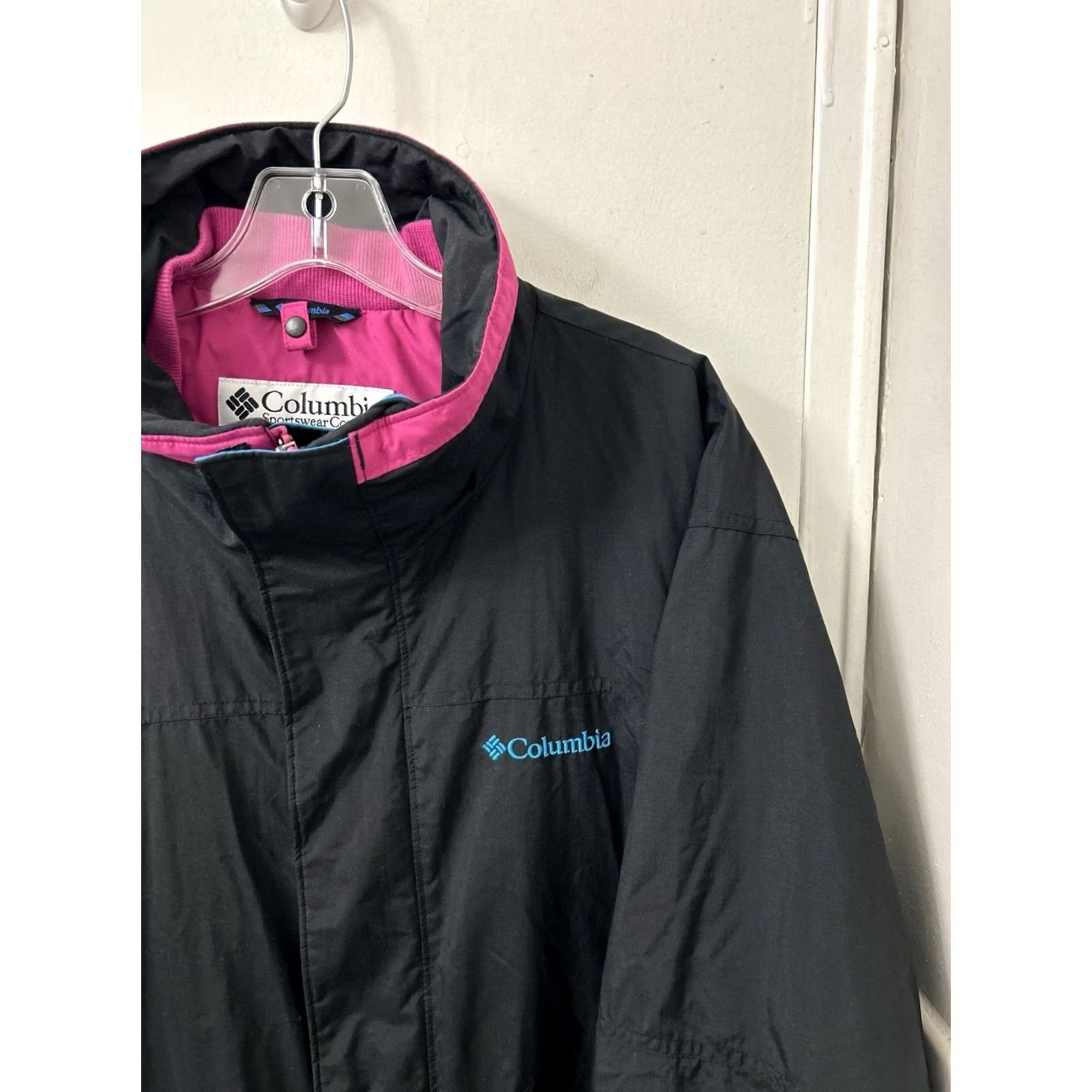 Vintage VINTAGE Columbia Interchange Bugaboo 86 Jacket Mens Large Black Omni-Tech Full Zip Shell Size US L / EU 52-54 / 3 - 4 Thumbnail