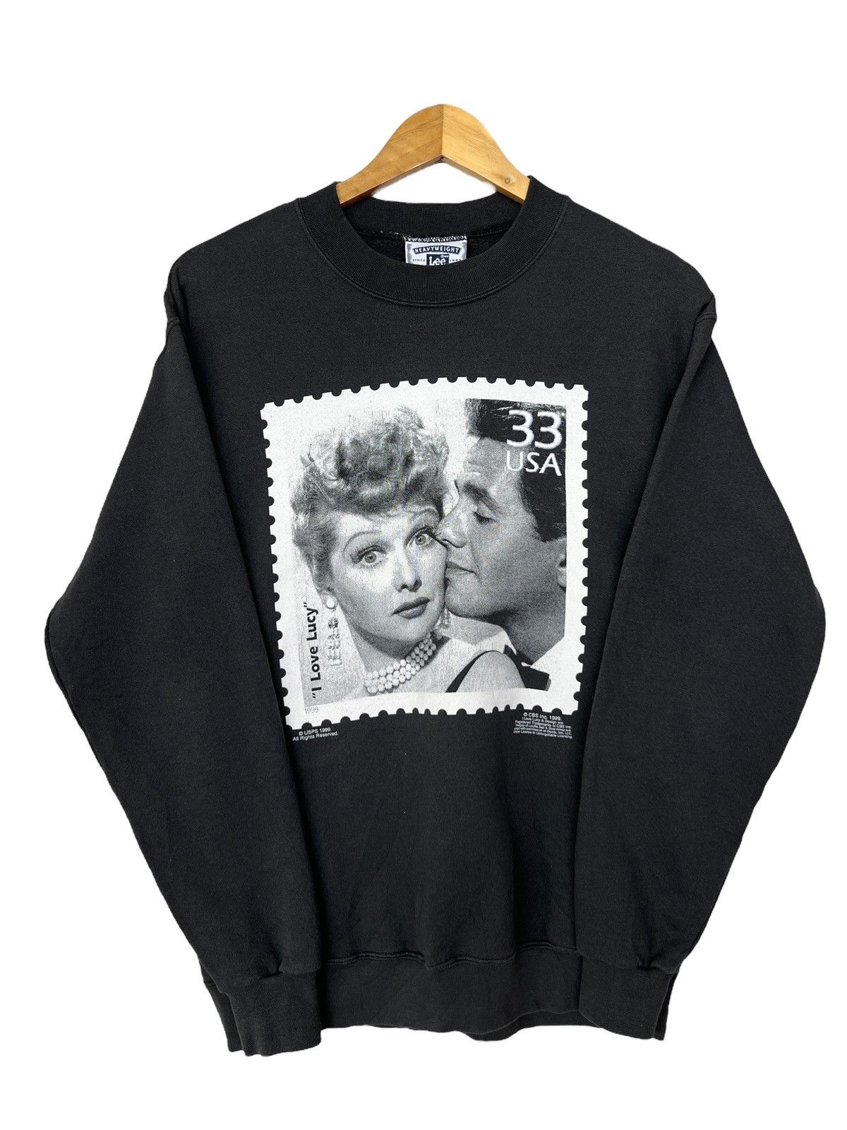 Vintage Vintage I Love Lucy Movie Drama Black Sweatshirt Size US S / EU 44-46 / 1 - 1 Thumbnail