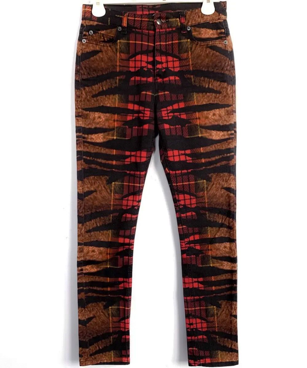 Alexander McQueen Alexander McQueen Pants Trousers Tiger Print Tartan Check Size US 28 / EU 44 - 1 Thumbnail