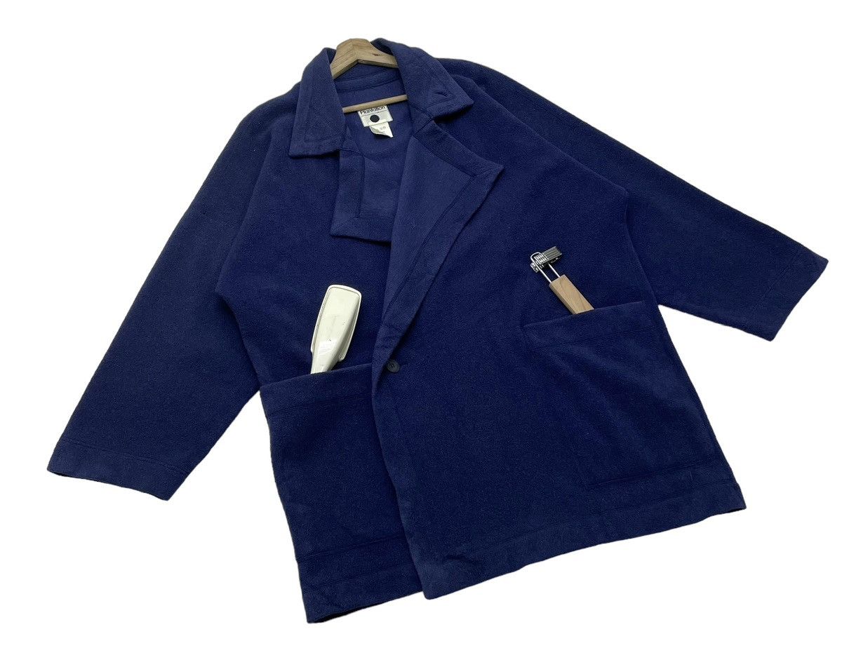 Issey Miyake 🔥Vtg Plantation Double Breast Dual Pocket Indigo Jacket Size US M / EU 48-50 / 2 - 5 Thumbnail