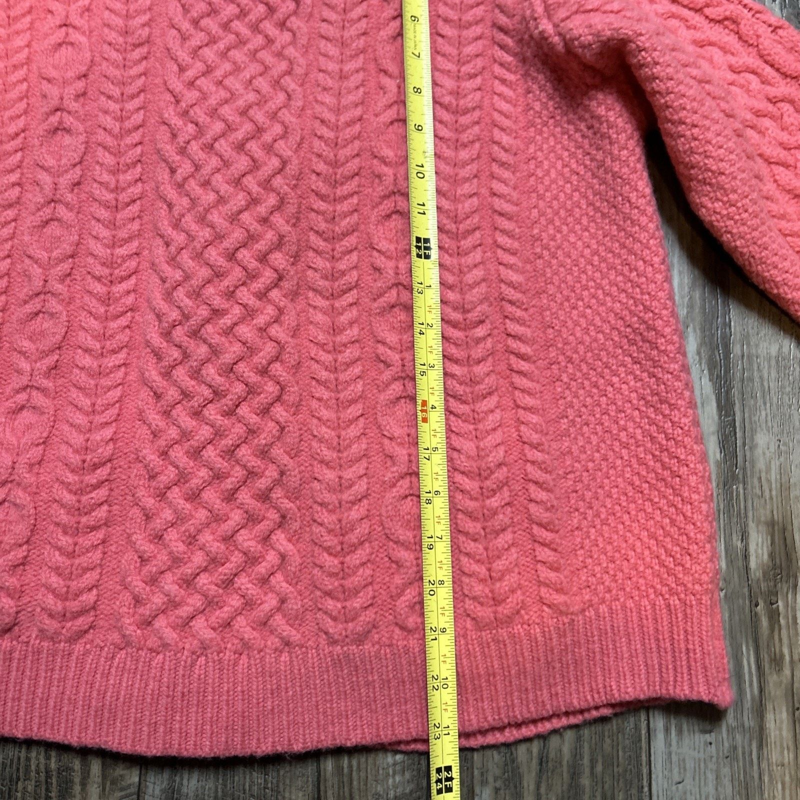 Aran Crafts Aran Crafts Merino Wool Cable Knit Cardigan Sweater Womens Size S / US 4 / IT 40 - 8 Thumbnail