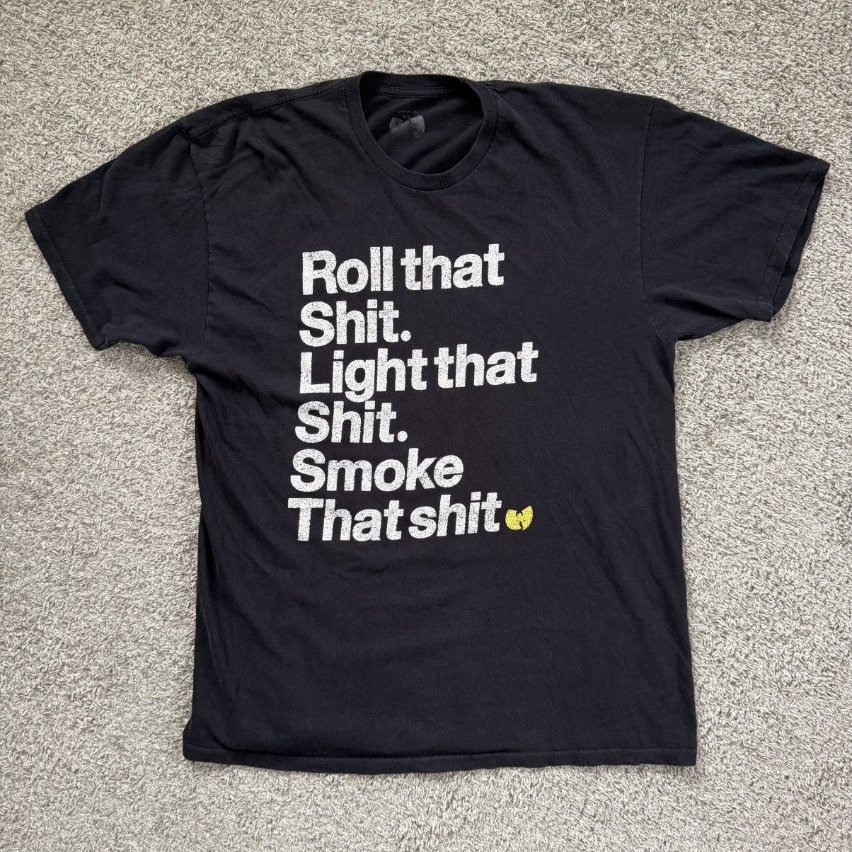 Wu-Tang Clan 🔴Wu-Tang Shirt Sz XL Smoke That Roll That WuTang Method Man Size US XL / EU 56 / 4 - 1 Thumbnail