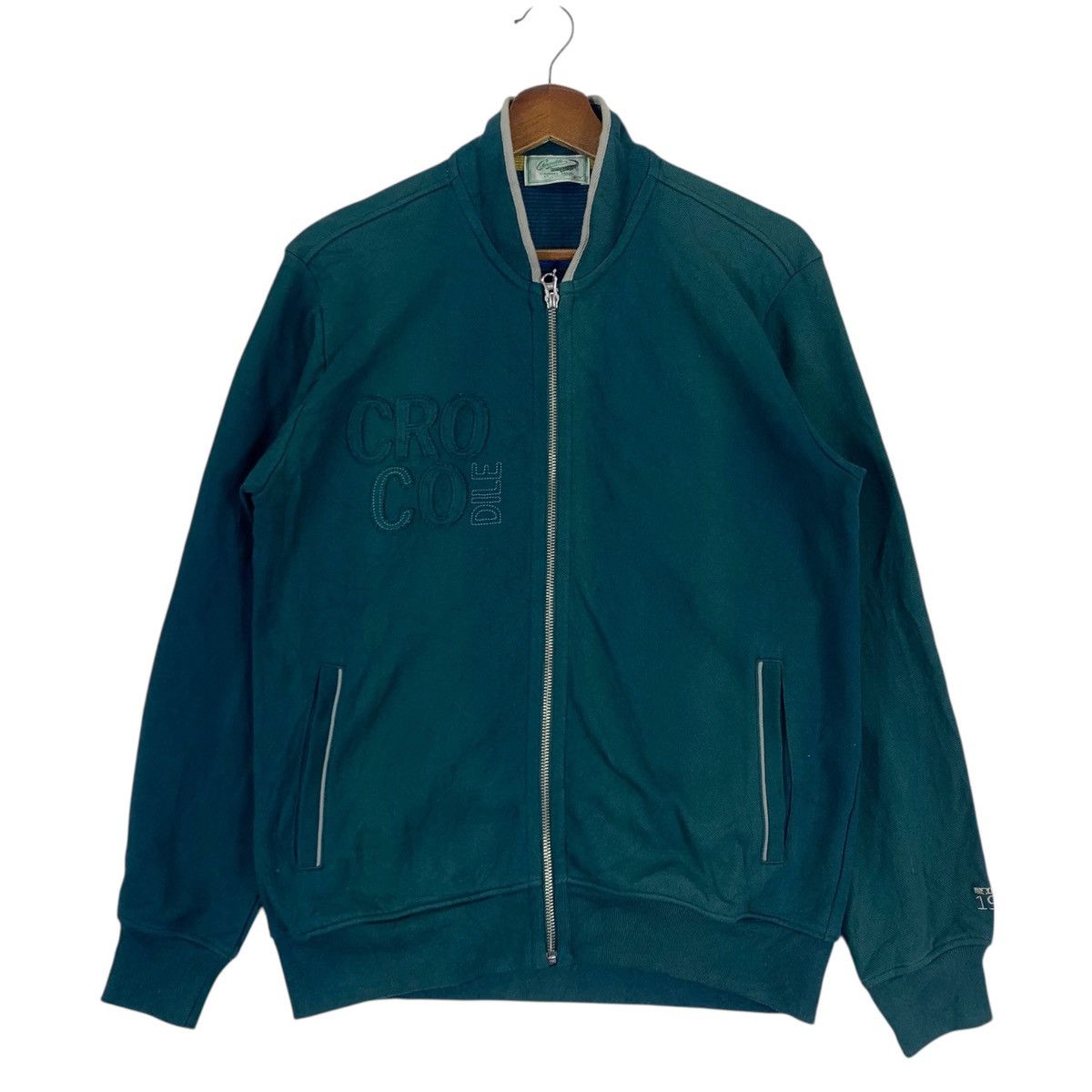 Japanese Brand × Vintage Vintage Crocodile Sweater Full Zipper Size US S / EU 44-46 / 1 - 1 Thumbnail