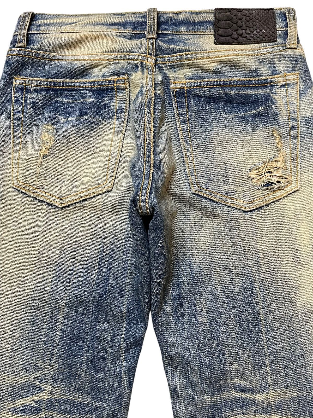 GOA 💥Rare💥 Vintage G.O.A Mud Wash Faded Distressed Flared GOA Size US 30 / EU 46 - 5 Thumbnail
