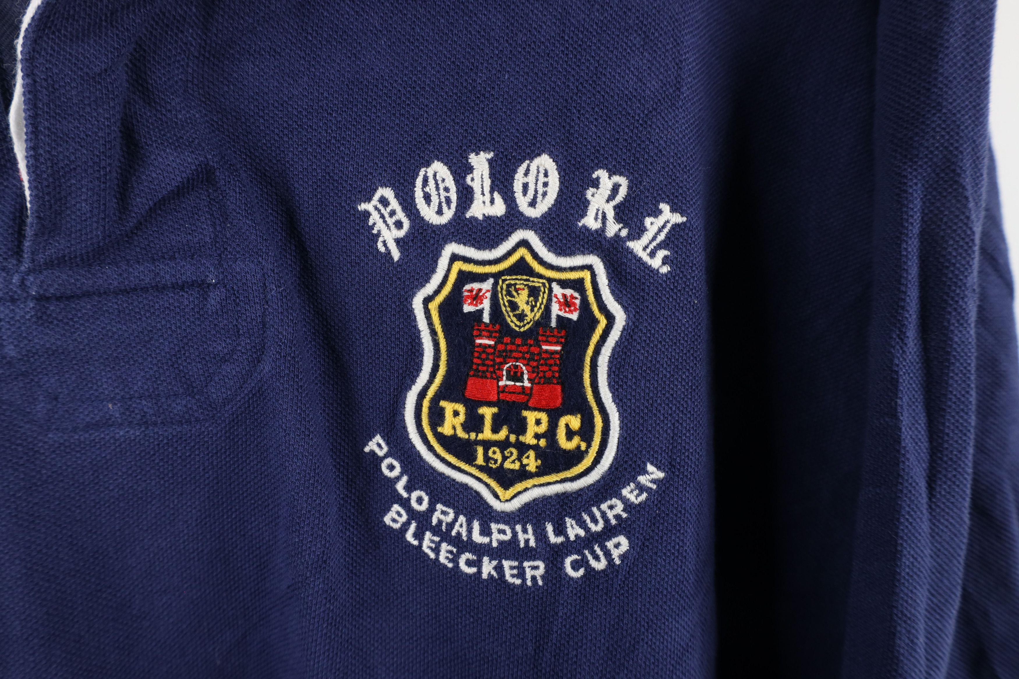 Ralph Lauren Vintage Ralph Lauren Cup Rowing Long Sleeve Rugby Polo Size US XXL / EU 58 / 5 - 4 Thumbnail