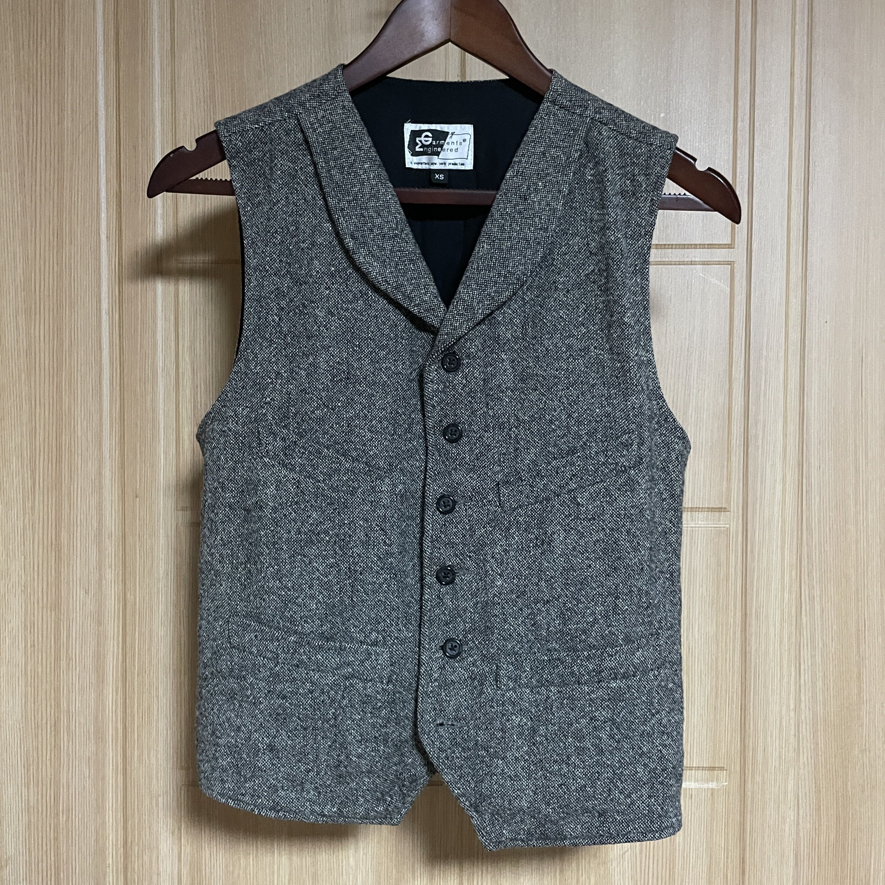 Engineered Garments Engineered Garments Hompespun wool Jacket Vest setup Size 34R - 10 Thumbnail