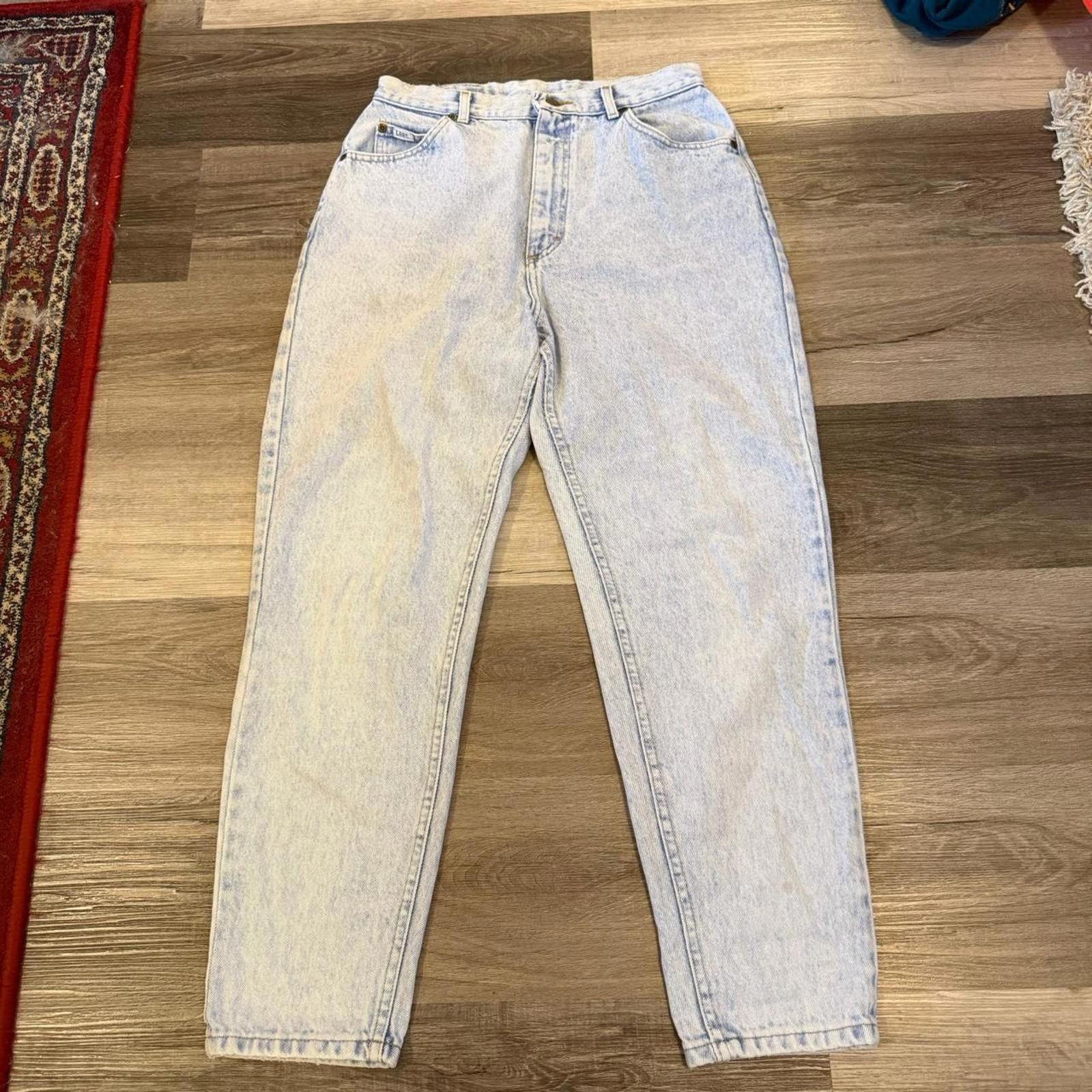 Lee vintage Lee riders light washed jeans 80s/90s USA 14 30x30 Size 30" / US 8 / IT 44 - 1 Thumbnail