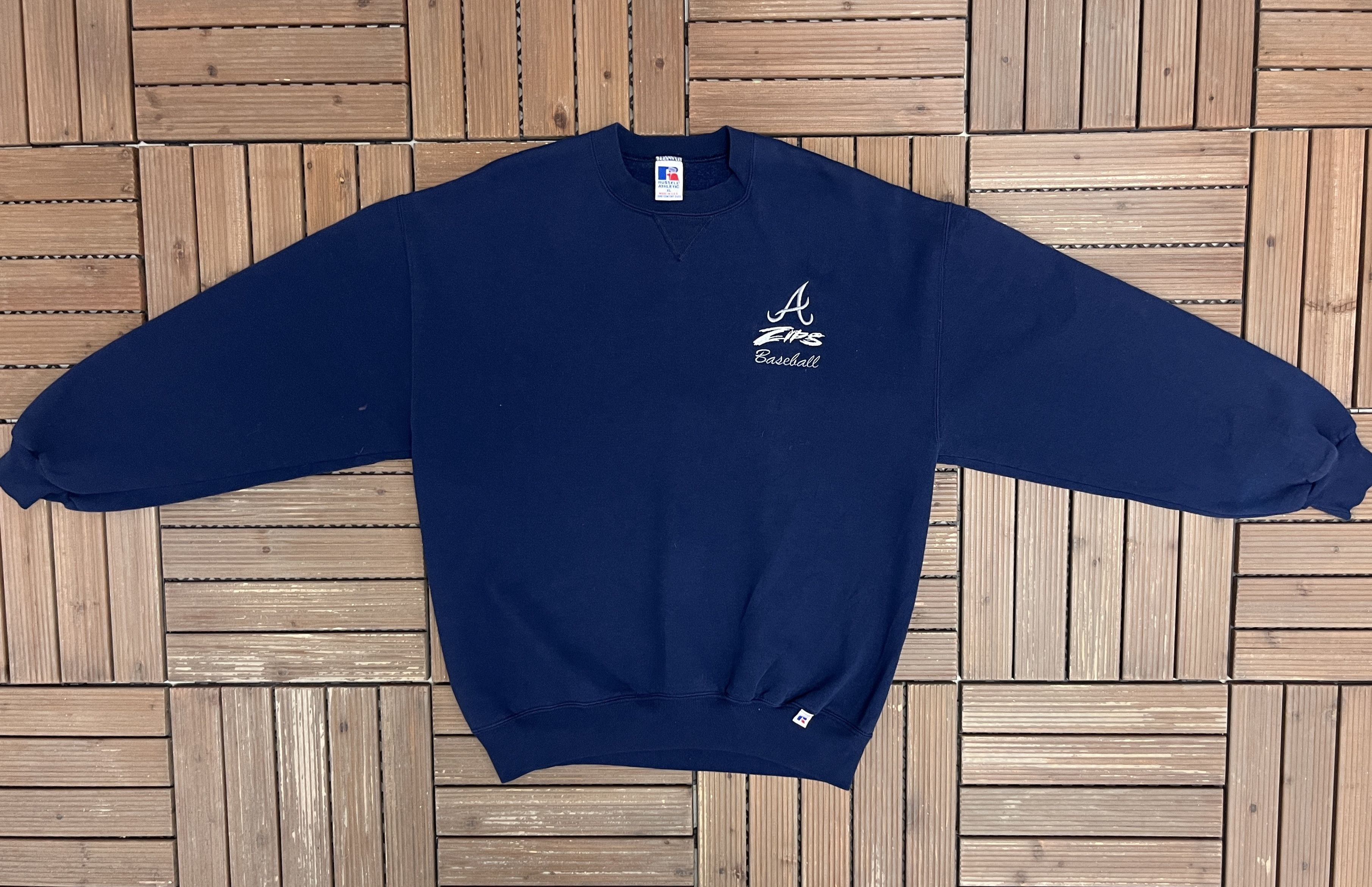 Russell Athletic × Vintage Akron Zips Baseball Vintage Crewneck Sweater Size US XL / EU 56 / 4 - 5 Thumbnail