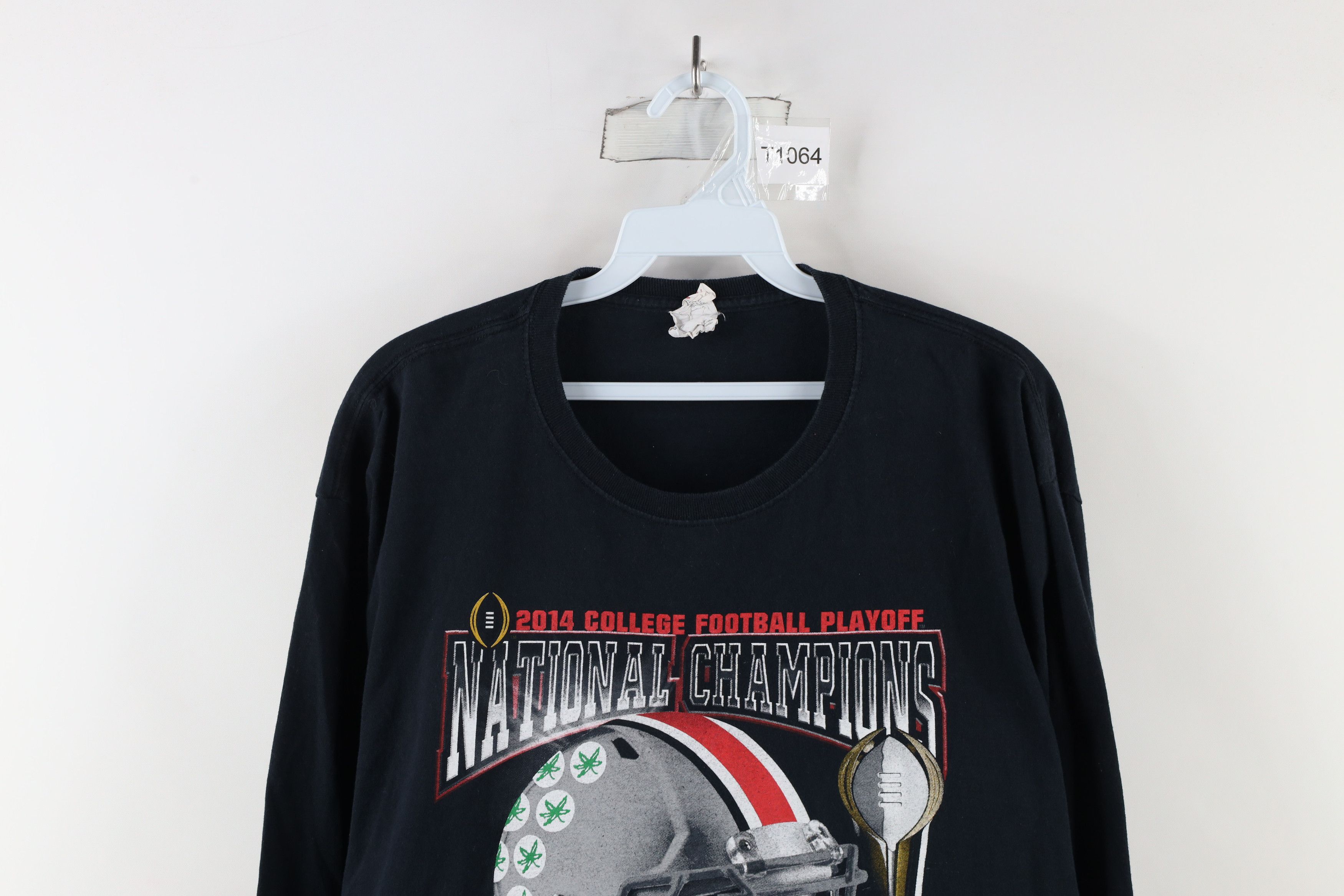 Vintage Y2K 2014 Champs Ohio State University Football T-Shirt Size US L / EU 52-54 / 3 - 2 Thumbnail
