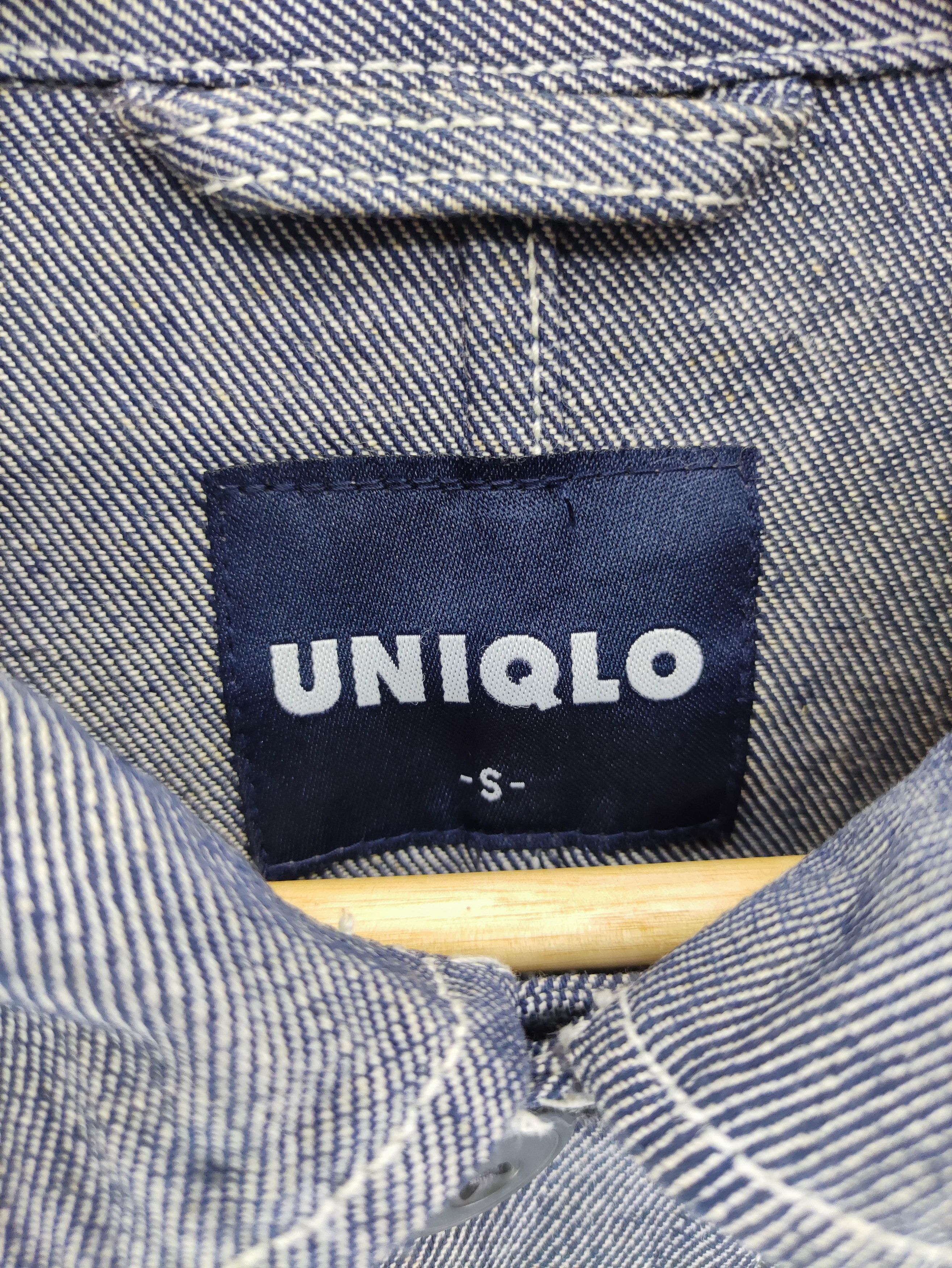 Uniqlo Vintage Uniqlo Denim Chore Jacket Button Up Size US M / EU 48-50 / 2 - 2 Thumbnail