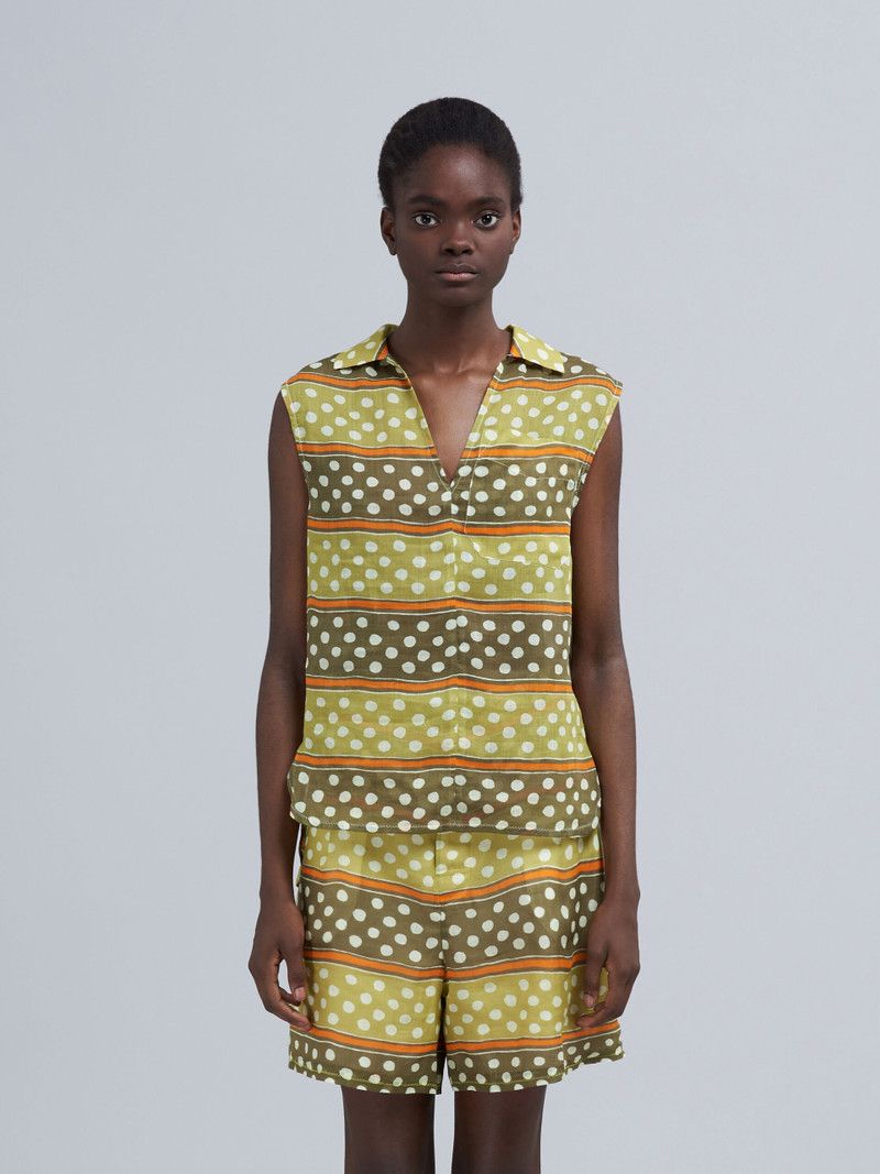 Marni o1y1125 Blouse in Multicolor Size S / US 4 / IT 40 - 2 Thumbnail