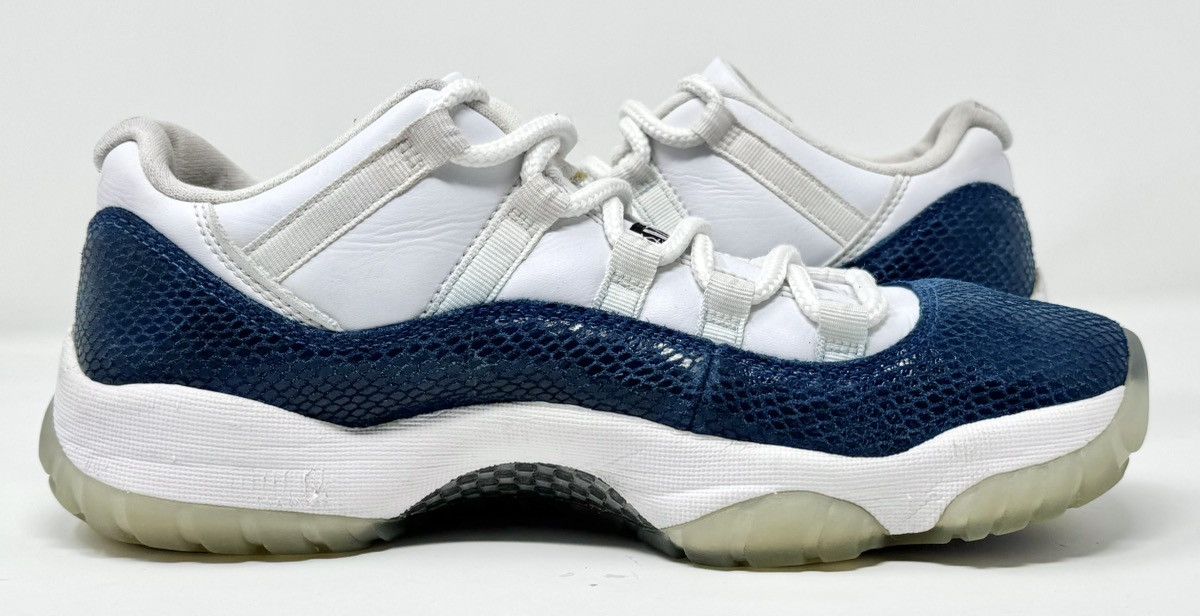 Jordan Brand × Nike Nike Air Jordan XI 11 Low Navy Snakeskin 2019 Retro size 8.5 Size US 8.5 / EU 41-42 - 6 Thumbnail
