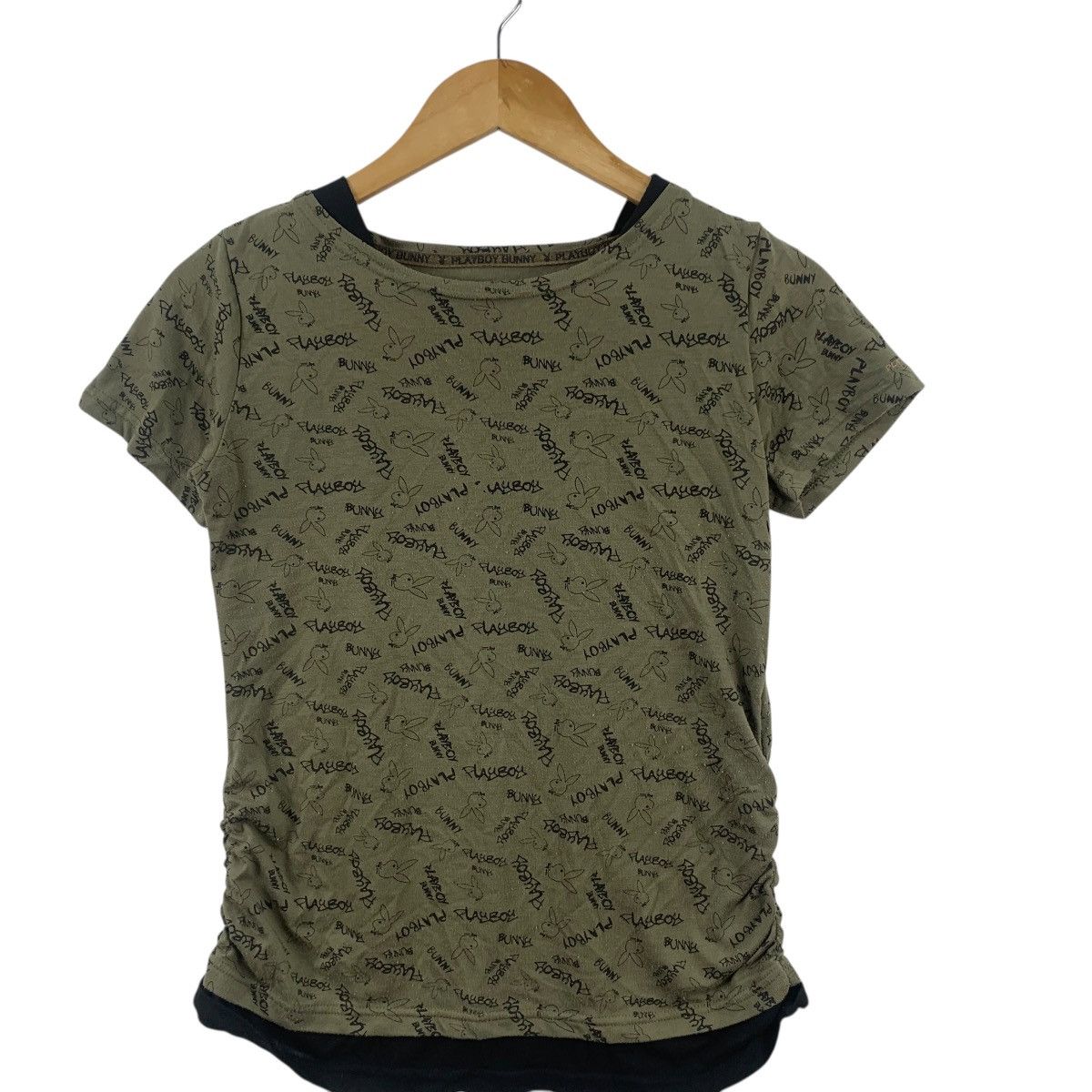 Playboy PLAYBOY BUNNY COLLECTION Over Print AOP Tee Shirt Top Size XS / US 0-2 / IT 36-38 - 4 Thumbnail