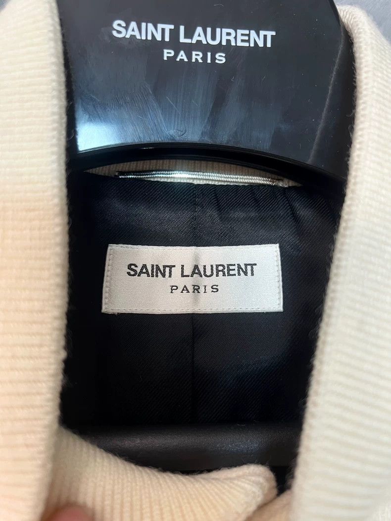 Saint Laurent Paris saint Laurent paris22 autumn and winter beige patchwork wo Size US L / EU 52-54 / 3 - 3 Thumbnail