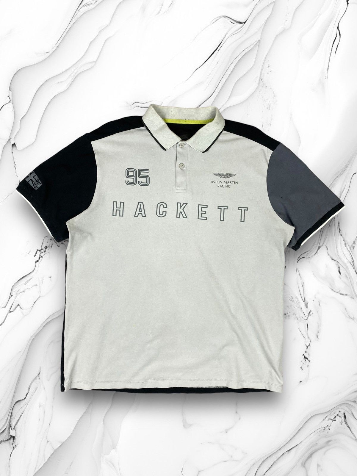 Formula 1 Hackett Aston Martin England Racing Polos t-shirt Size US XL / EU 56 / 4 - 1 Thumbnail
