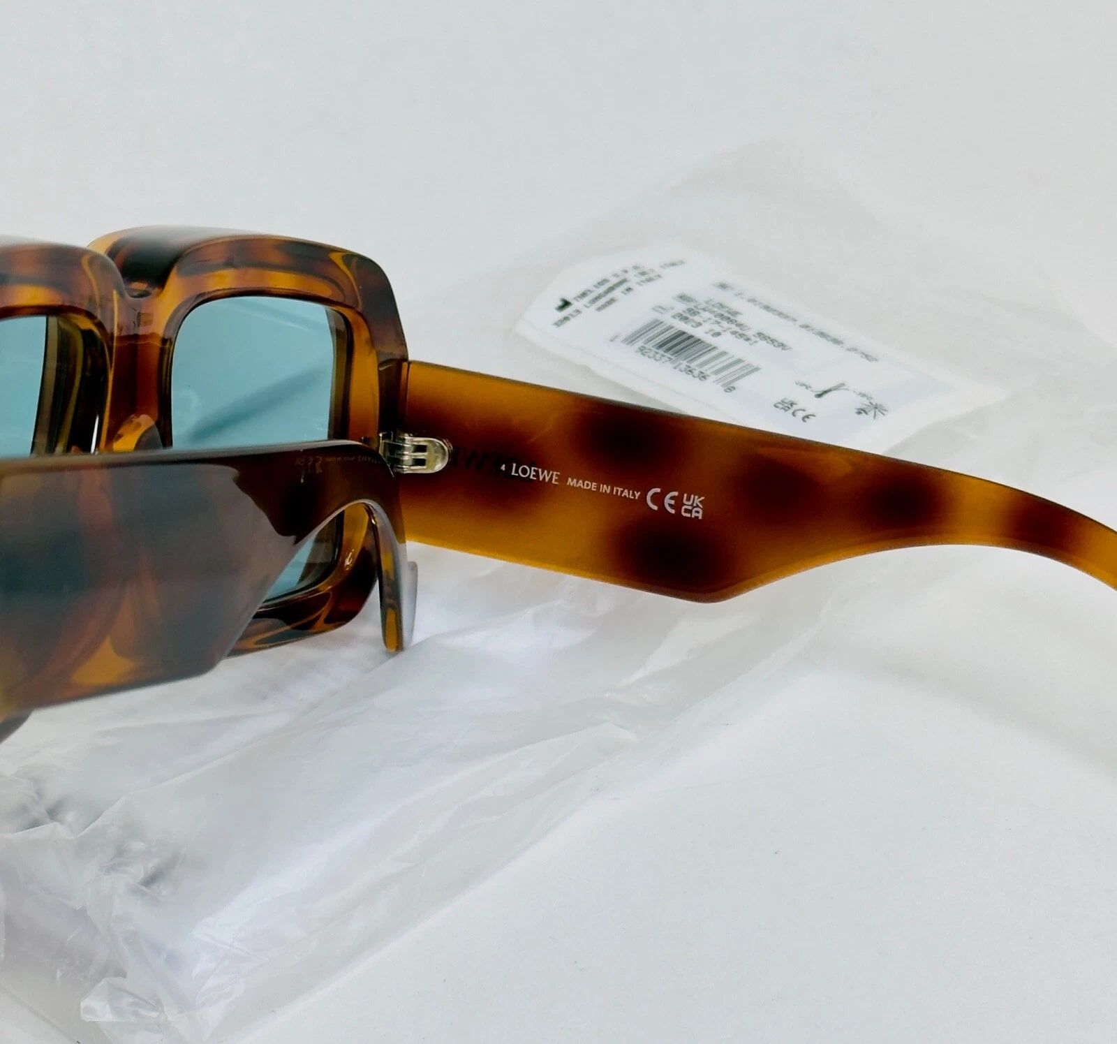 Loewe LOEWE PAULA IBIZA Square LW40064U Brown Blue 40064 Unisex Size ONE SIZE - 2 Thumbnail
