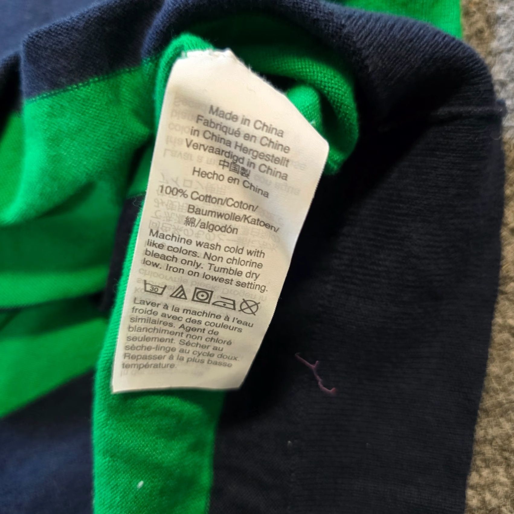 J.Crew J.CREW Sweater Womens XS Blue Green Rugby Stripe Knit Long Sleeve Preppy Crew Neck Pullover Lightweight Casual Regular Knit Fall Winter Spring Size XS / US 0-2 / IT 36-38 - 7 Thumbnail