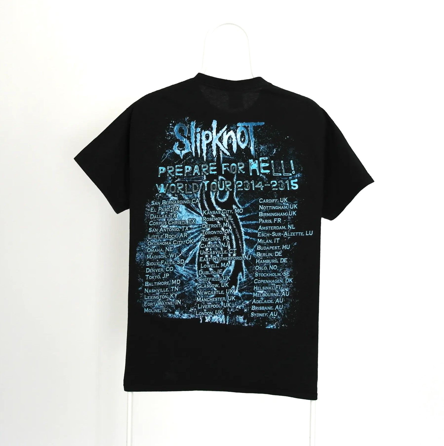 Band Tees Slipknot T Shirt Prepare for hell world tour 2014-2015 Size US M / EU 48-50 / 2 - 2 Thumbnail