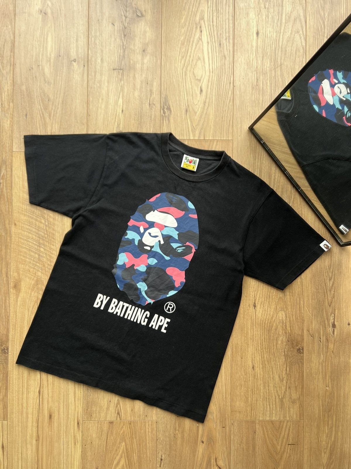 Bape BAPE CAMO HEAD COLLEGE TEE Size US M / EU 48-50 / 2 - 1 Thumbnail