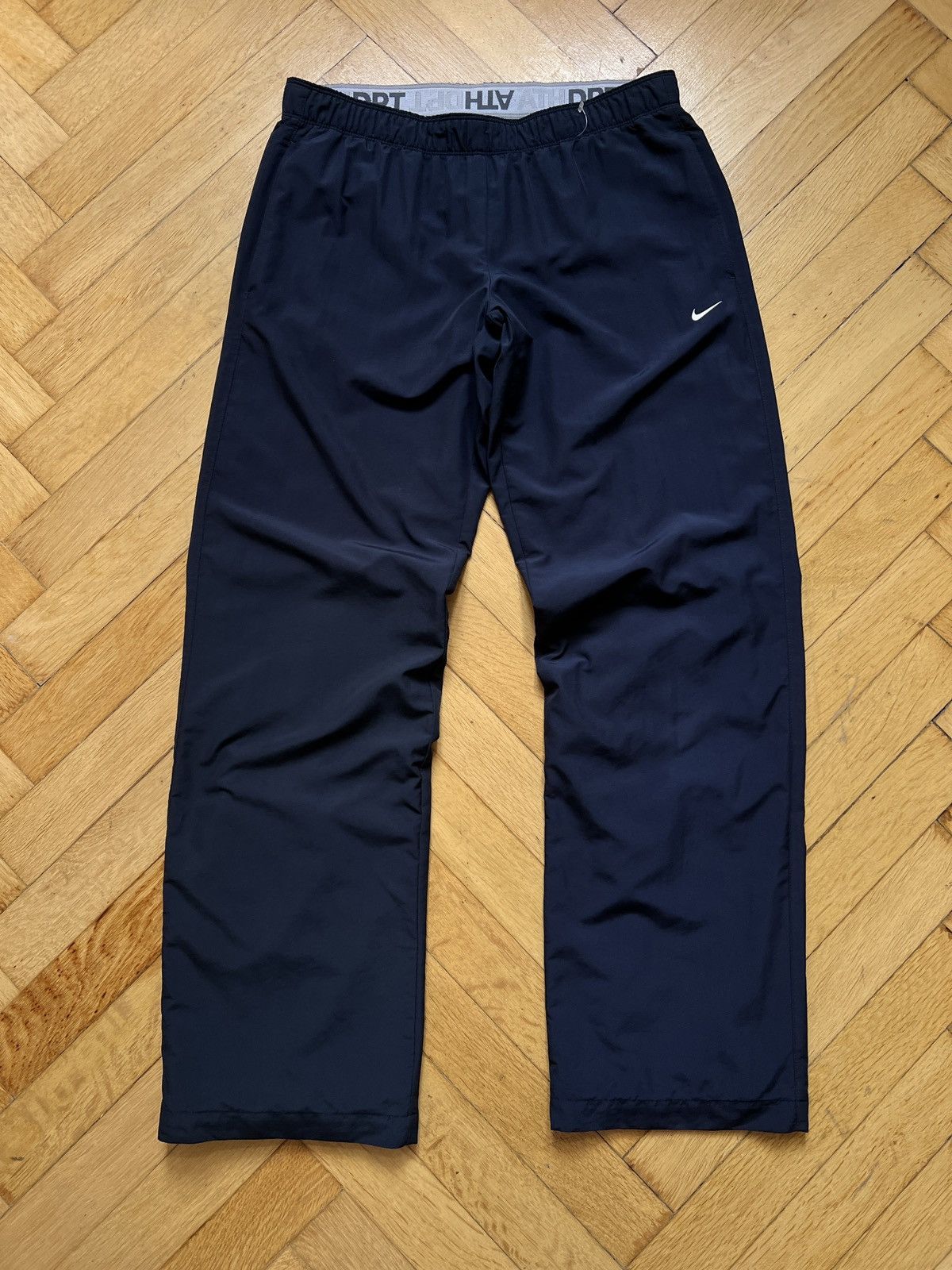 Nike × Vintage Nike VTG 2000s ultralight track pants dark blue navy y2k rap Size US 30 / EU 46 - 10 Thumbnail