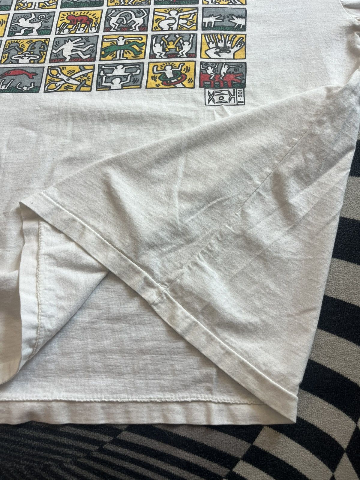 Arts & Science Vintage KEITH HARRING 90’s By X-Body Tshirt Size US XL / EU 56 / 4 - 10 Thumbnail