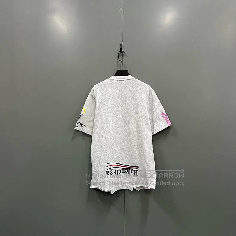Balenciaga Balenciaga Inverted letter logo embroidered short sleeve Size US M / EU 48-50 / 2 - 2 Thumbnail
