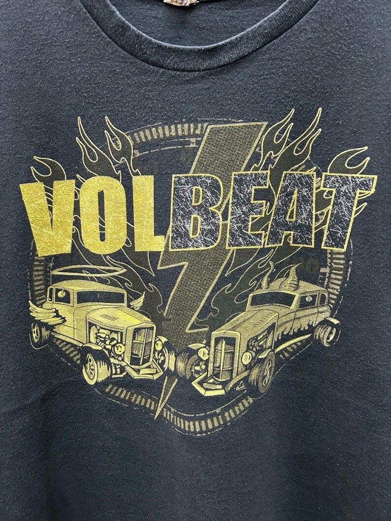 Vintage Vintage 2000s Volbeat tshirt size 2XL Size US XXL / EU 58 / 5 - 3 Thumbnail