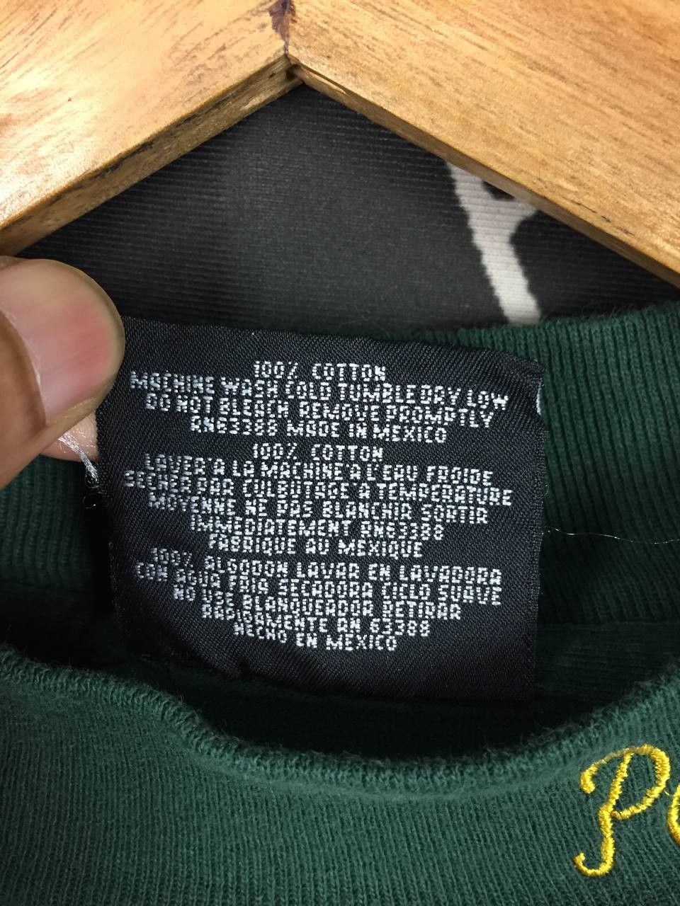 Logo Athletic Vtg Logo Athletic Green Bay Packers Mock Neck Longsleeve Tee Size US XXL / EU 58 / 5 - 15 Thumbnail