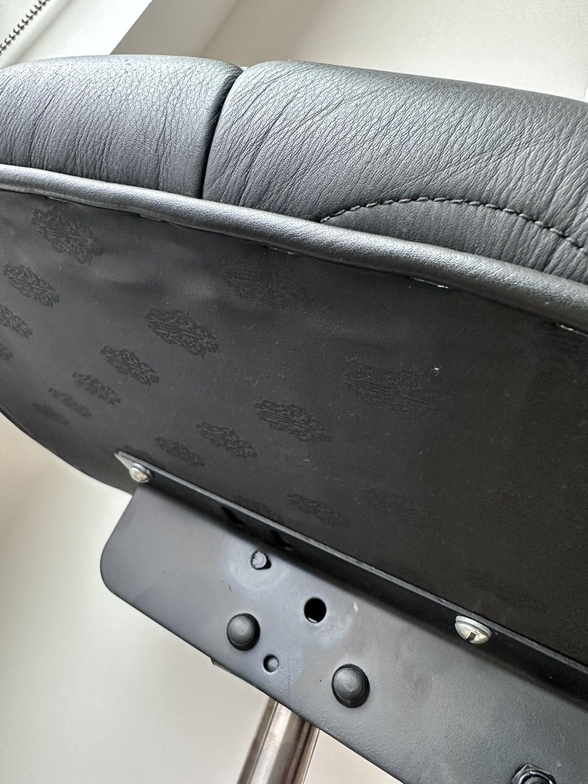 Chrome Hearts CHROME HEARTS ‘ FUCK ‘ & WEB LEATHER CHAIR ! Size ONE SIZE - 8 Thumbnail