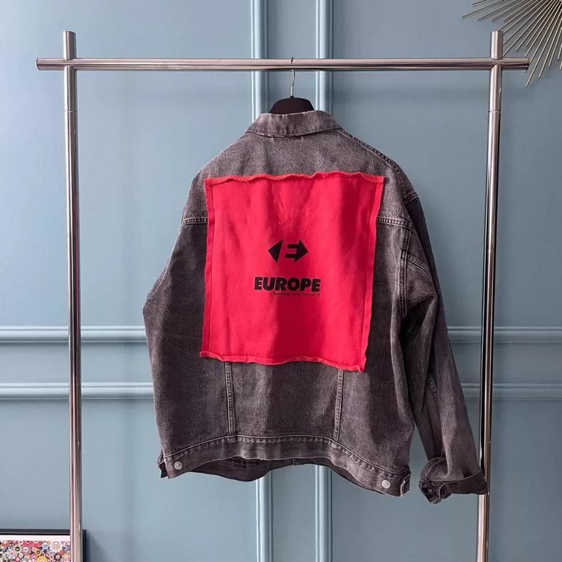 Balenciaga Balenciaga Logo Denim Jacket for Men-2505 Size US L / EU 52-54 / 3 - 2 Thumbnail