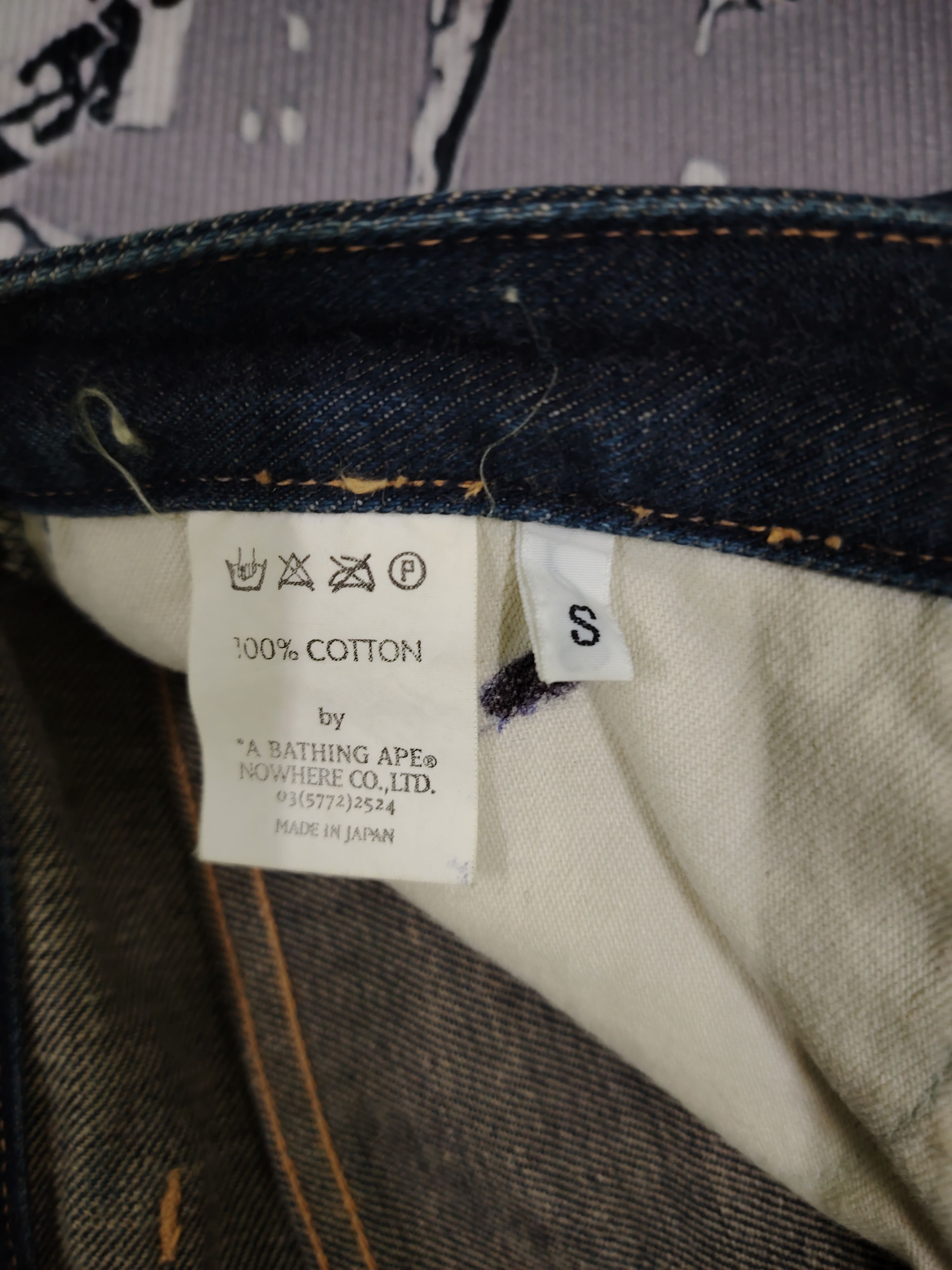 Bape BAPE Selvedge Jeans Size US 29 - 12 Thumbnail